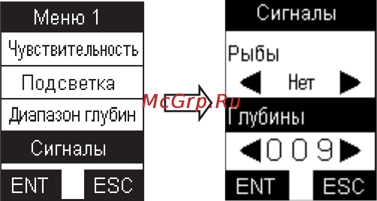 Rivotek Fisher 20 Dual [15/28] Сигнализация глубины мелководье