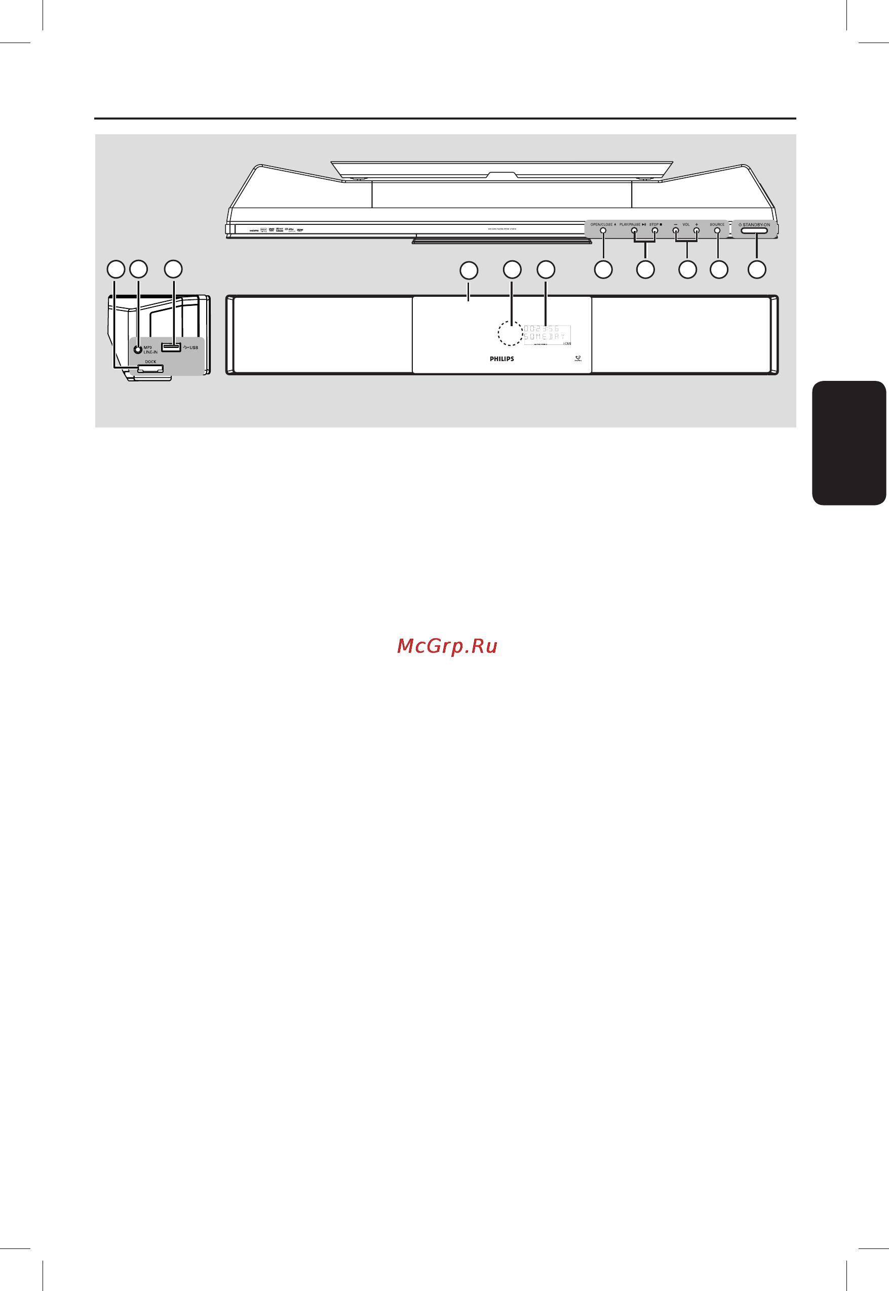 Philips SOUNDBAR HTS8100 [4/50] Основное устройство