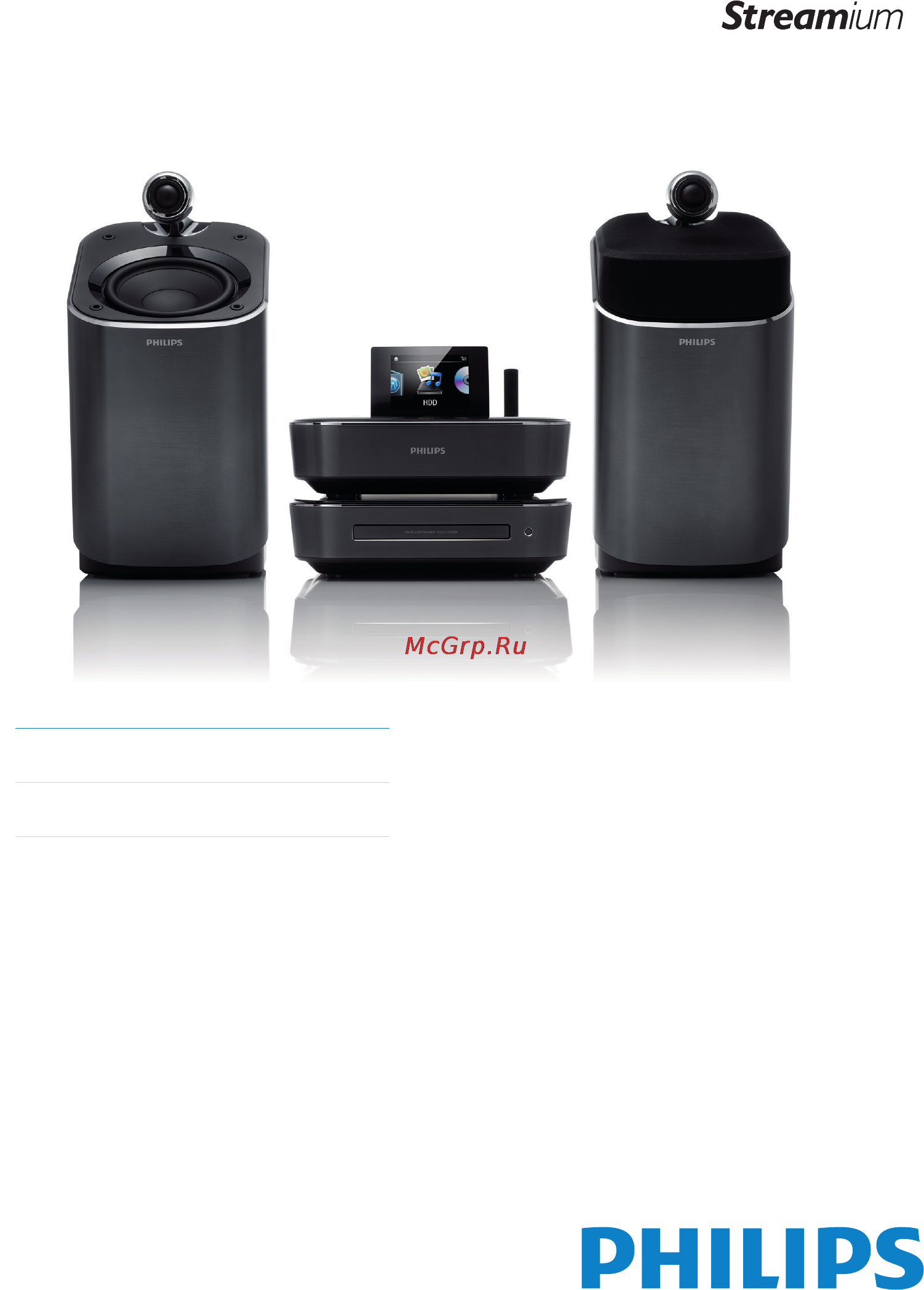 Philips MCI900 Инструкция по эксплуатации онлайн