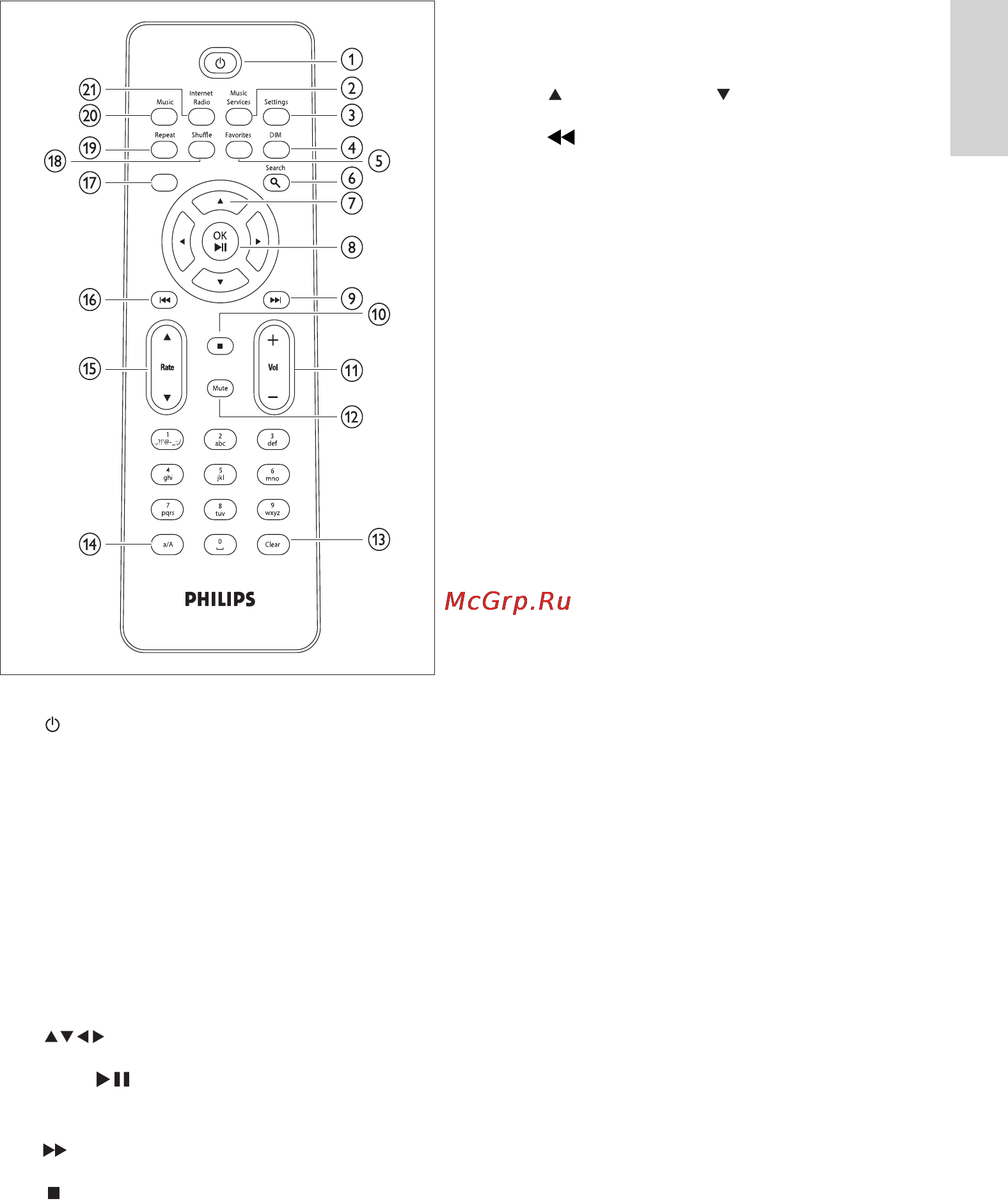 Philips NP1100 Инструкция по эксплуатации онлайн [10/39] 88884