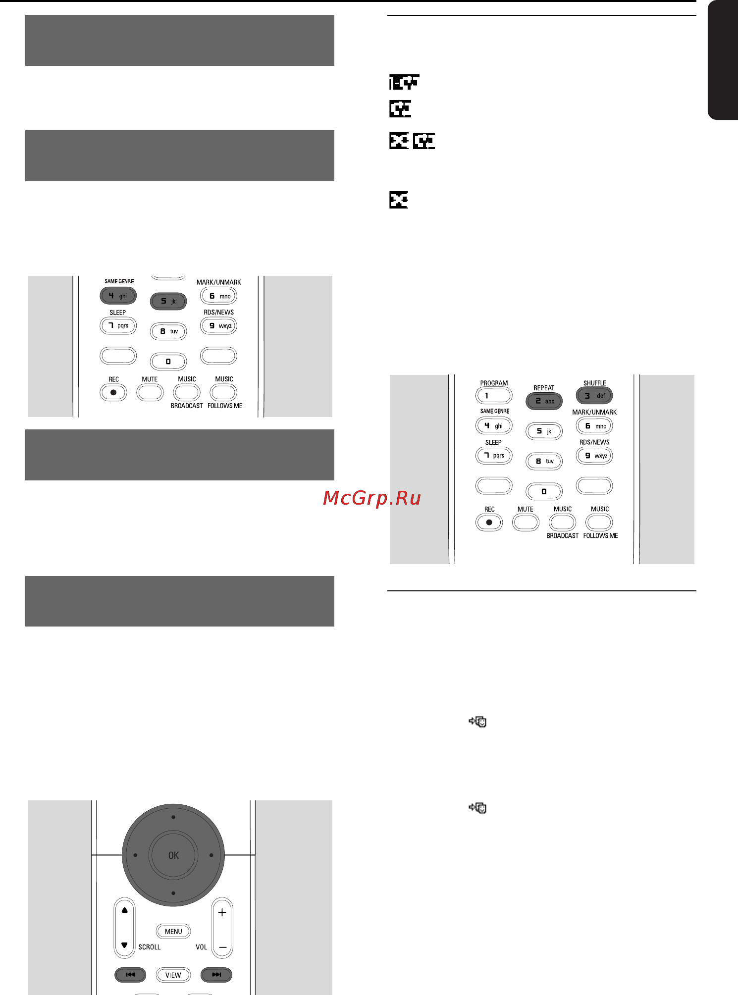 Philips WACS7000 [33/69] Different play modes repeat shuffle