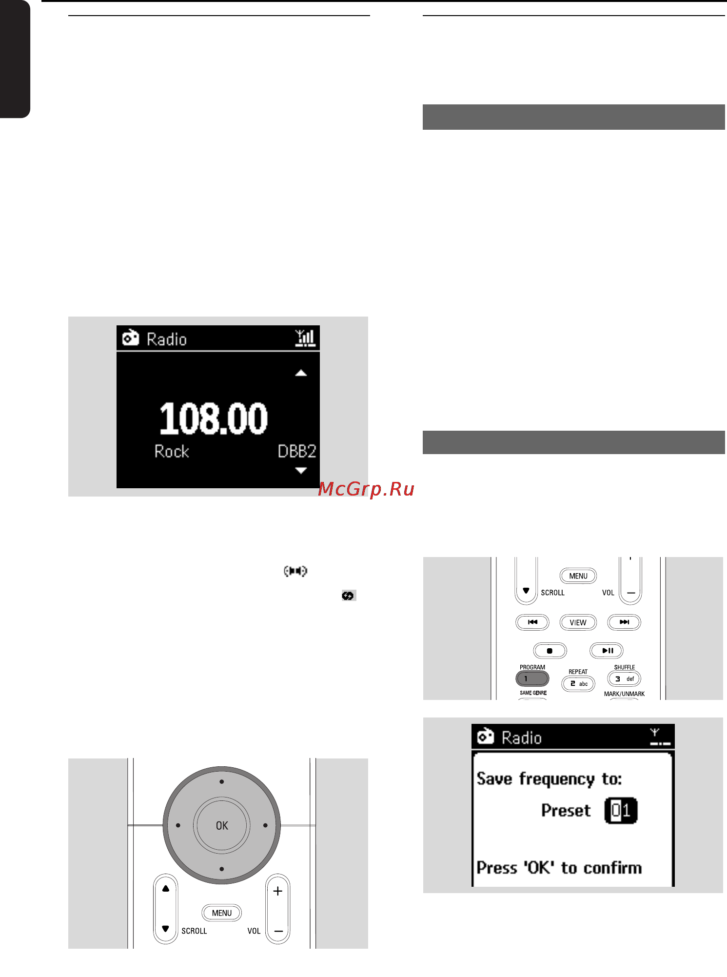 Philips WACS7000 [44/69] Fm radio