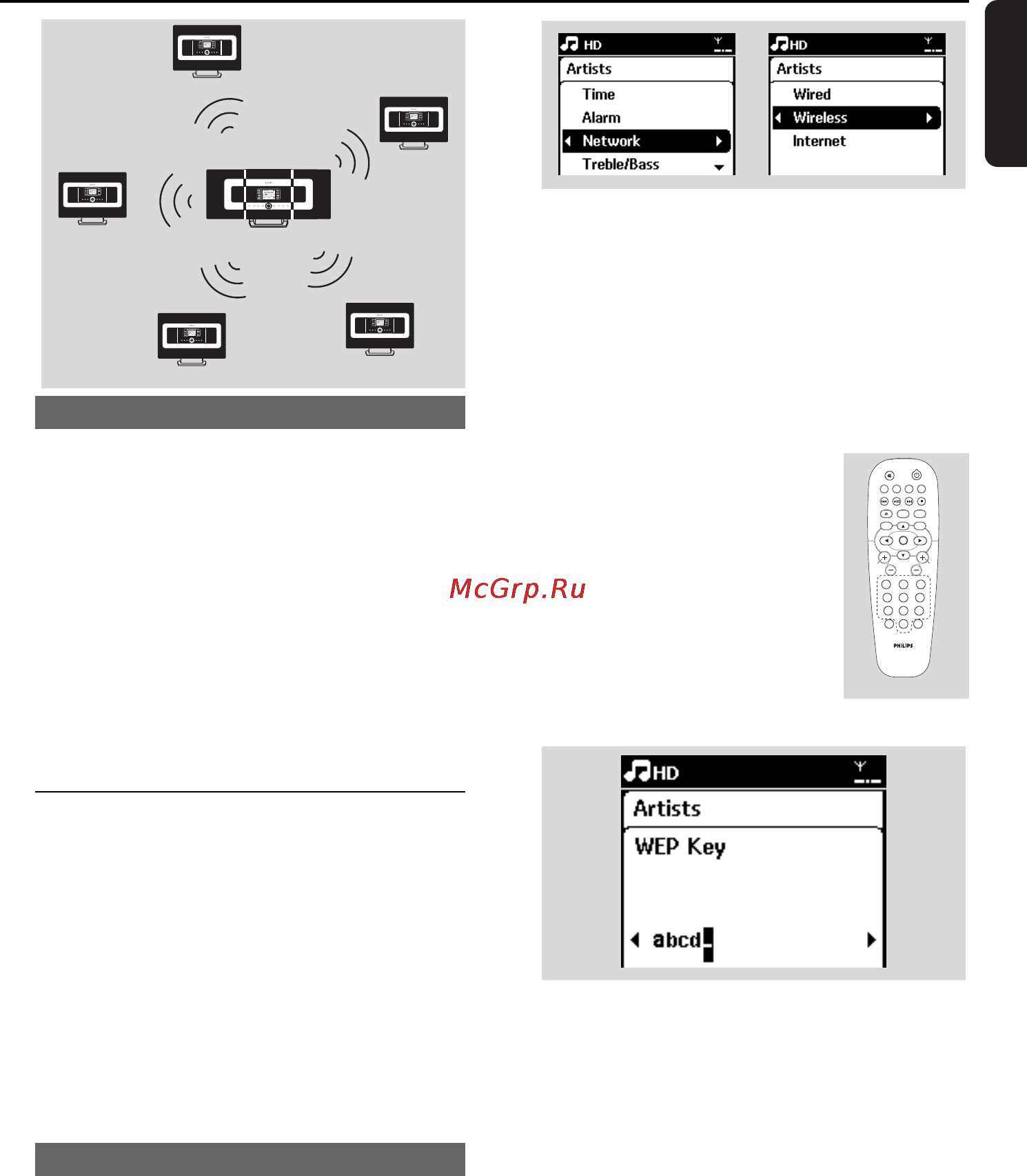 Philips WACS7000 [53/69] Network setting