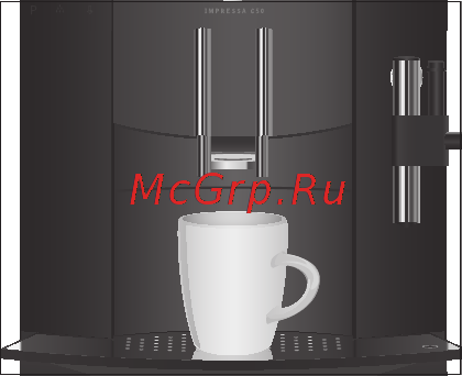 Jura Impressa C50 black [24/60] Долговременная настройка количества воды по размеру чашек