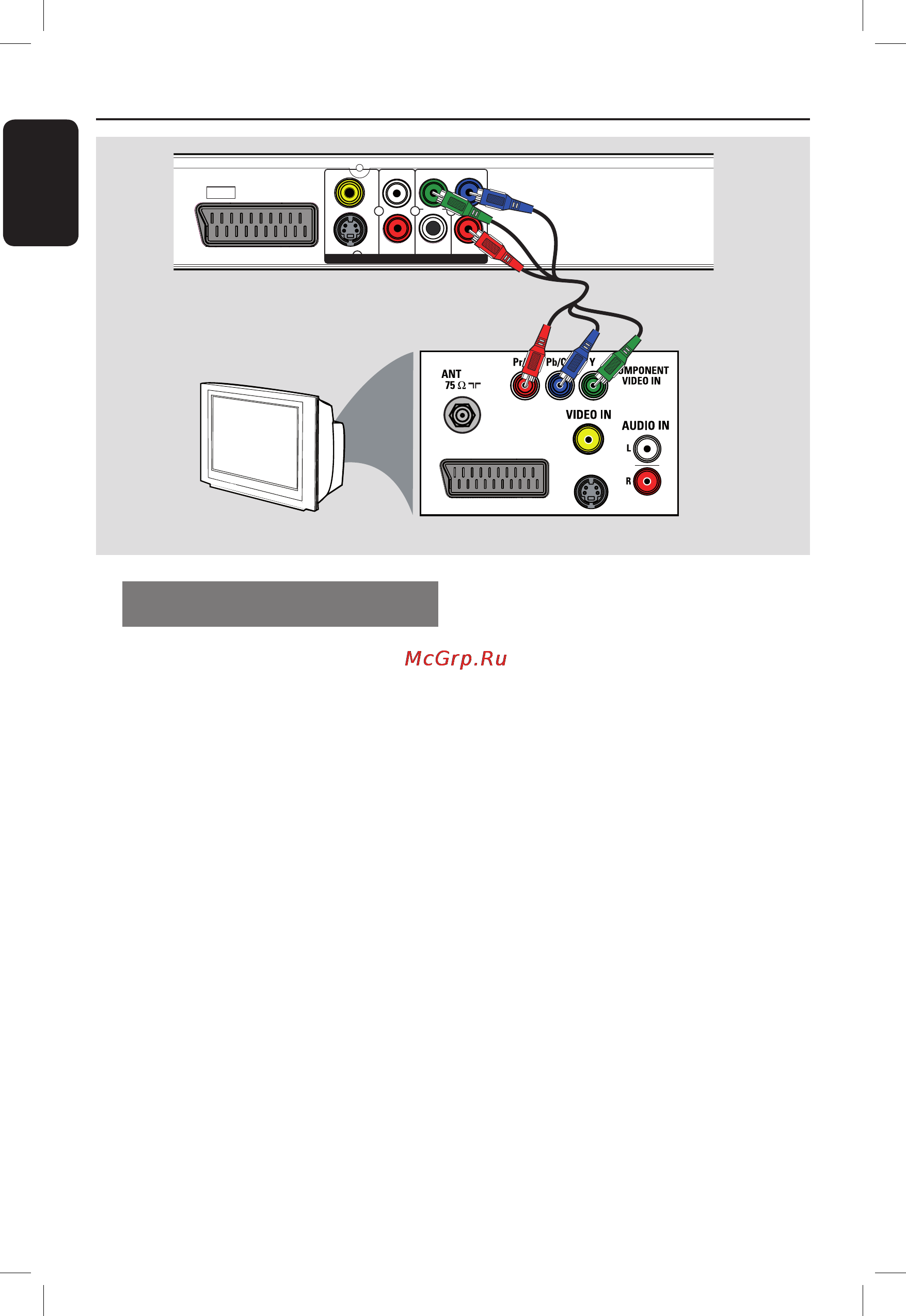 Philips DVDR3480 [11/55] Шаг 1 основные подключения
