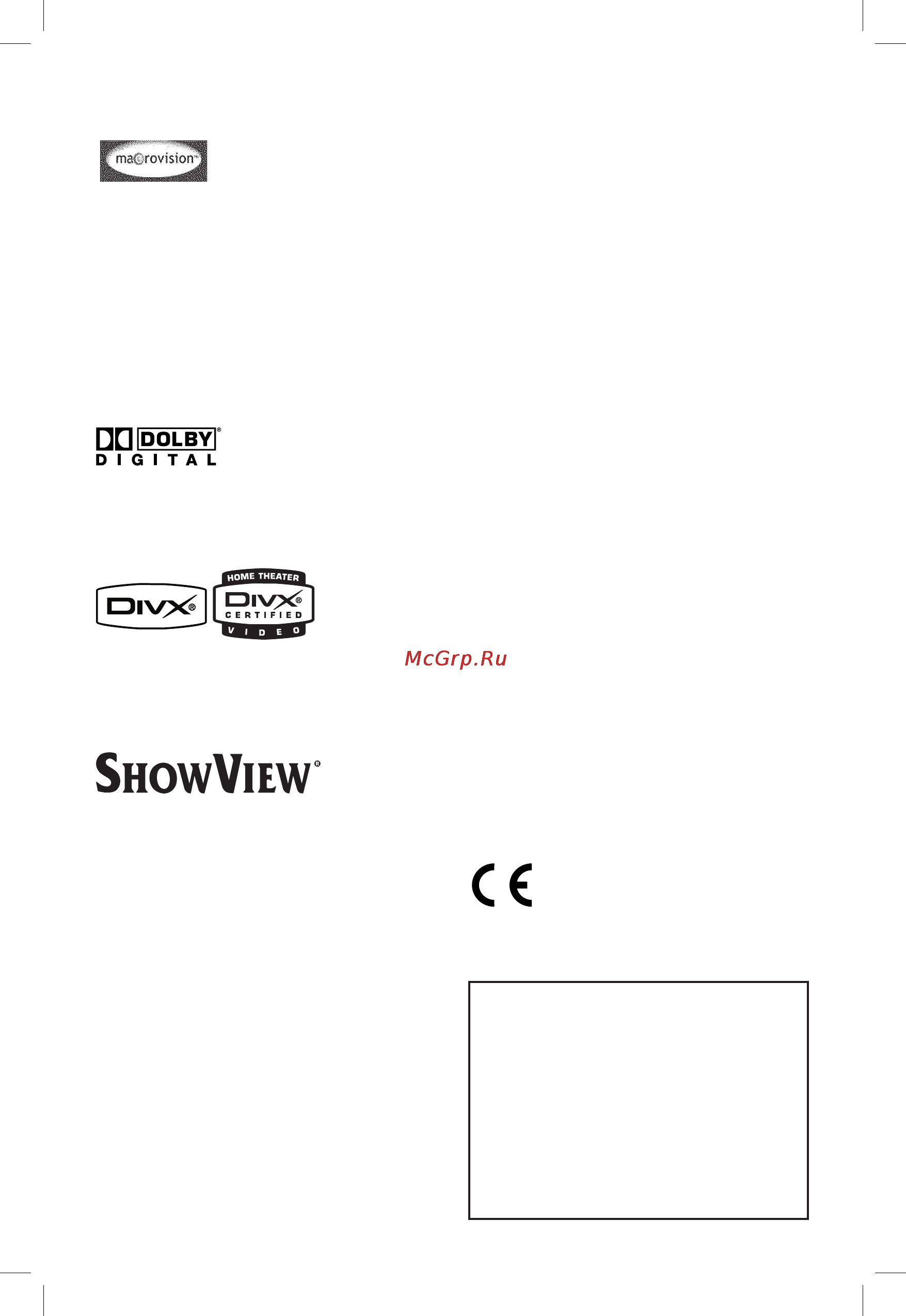 Philips DVDR3460H [5/84] Nnidolbyf