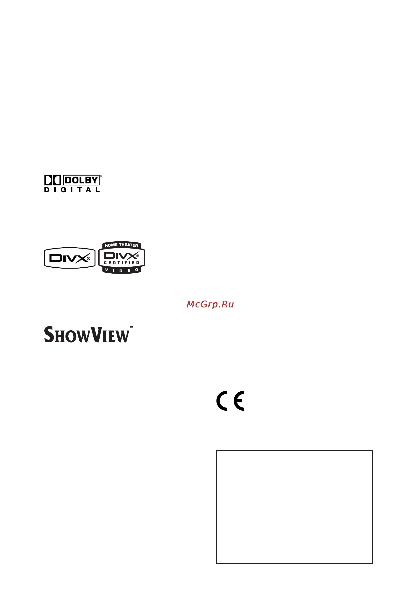 Philips DVDR3440H [5/84] Nnidolbyl