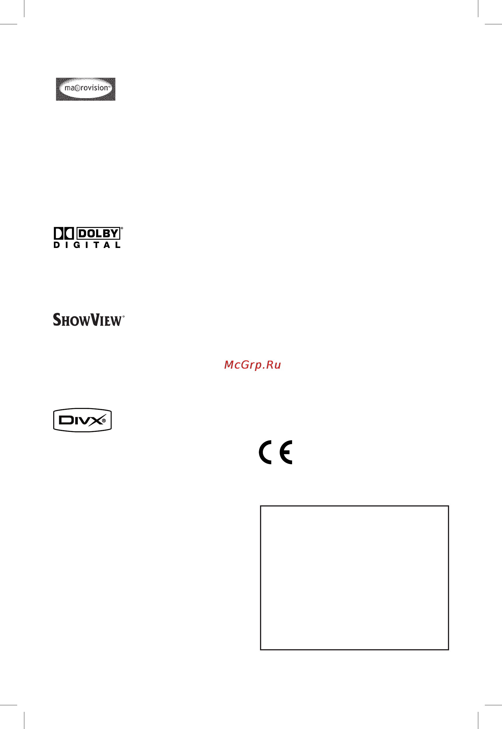 Philips DVDR3430V [5/76] Nnidolbyl
