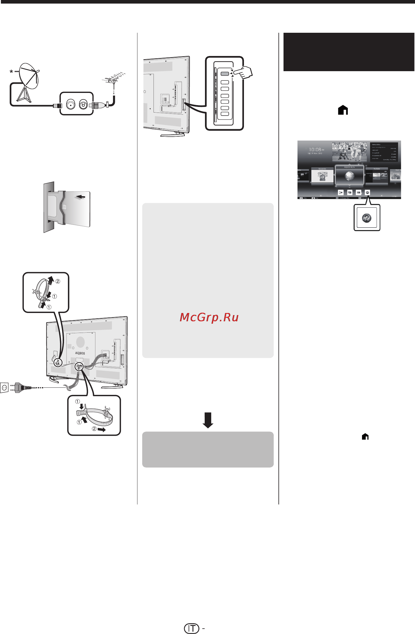 Sharp LC-60UHD80R [12/60] Installazione iniziale