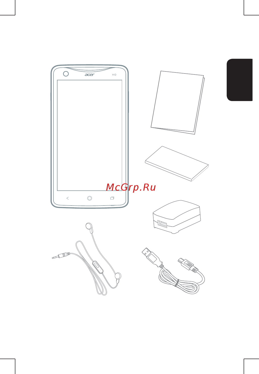 Acer Liquid S1 Duo S510 Black [3/13] Состав комплекта поставки