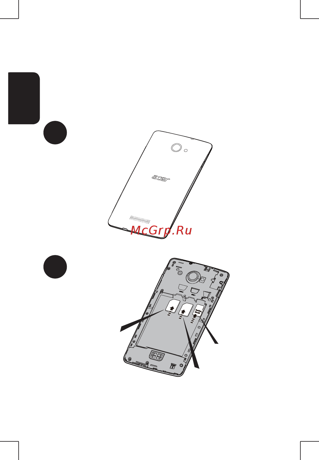 Acer Liguid S1 Duo S510 Black [6/13] Первоначальная настройка