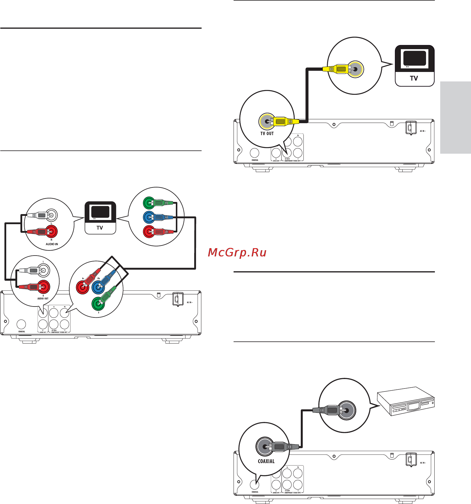Philips DVP1033 [6/26] Подключение