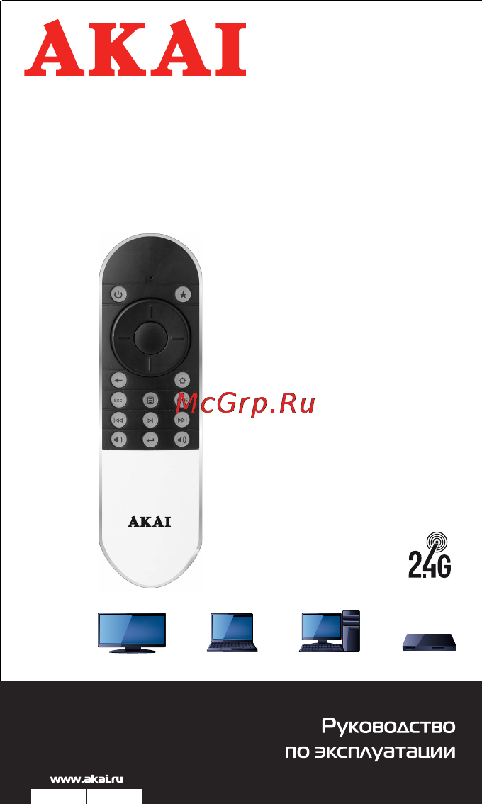 Akai RCW-301A Инструкция по эксплуатации онлайн