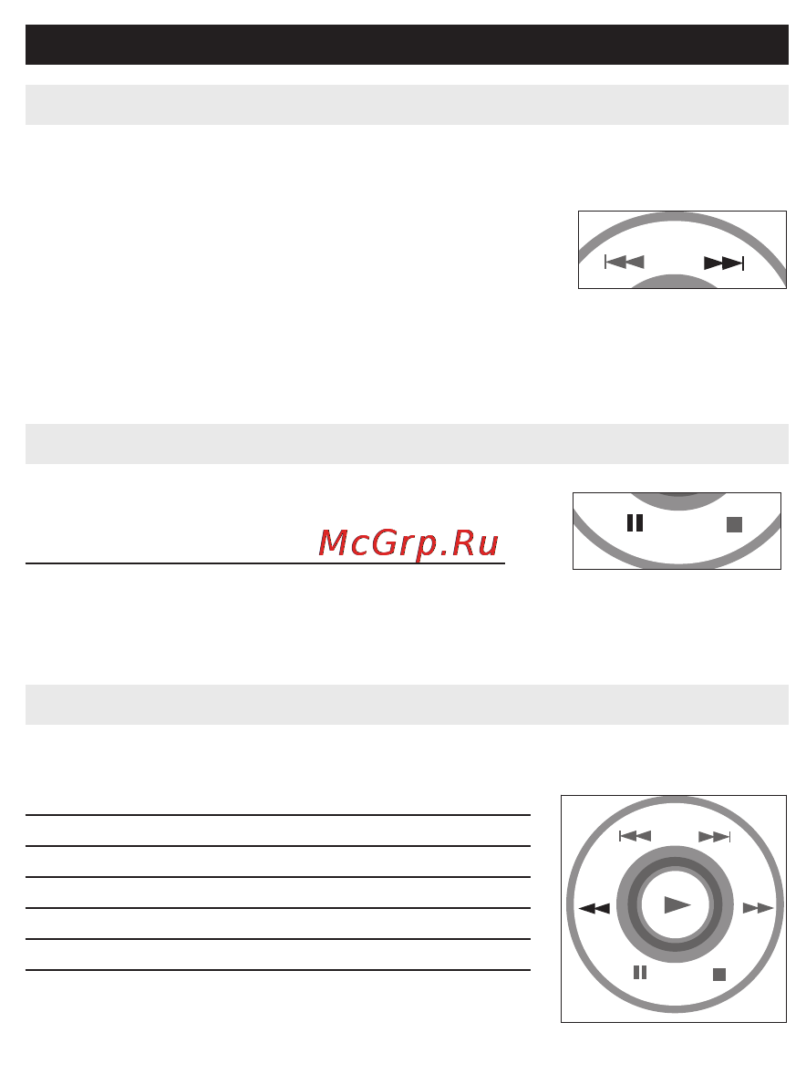 Philips PET707 [18/48] Основные функции