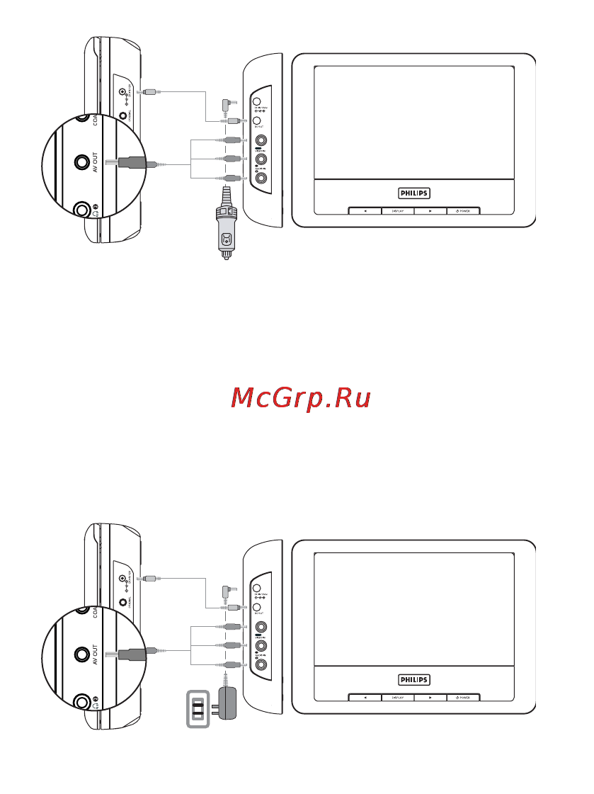 Philips PET707 [42/48] Использование в машине