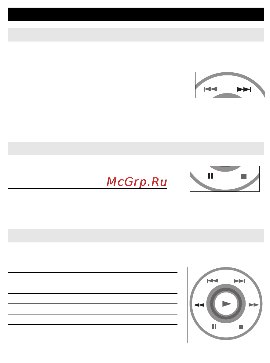 Philips PET1002 [19/30] Основные функции