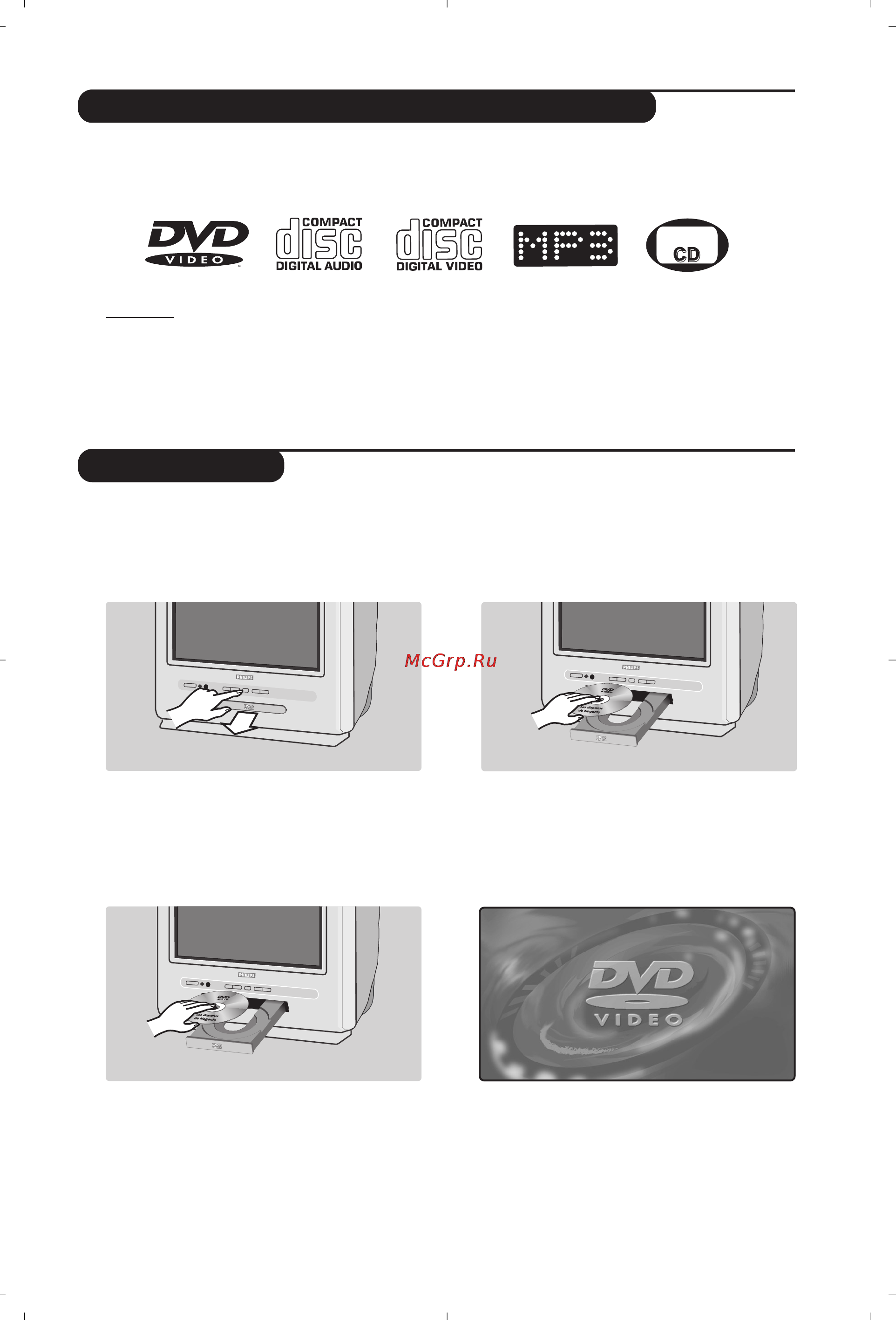 Philips 14PT6107 [79/112] Používání integrovaného přehrávače dvd