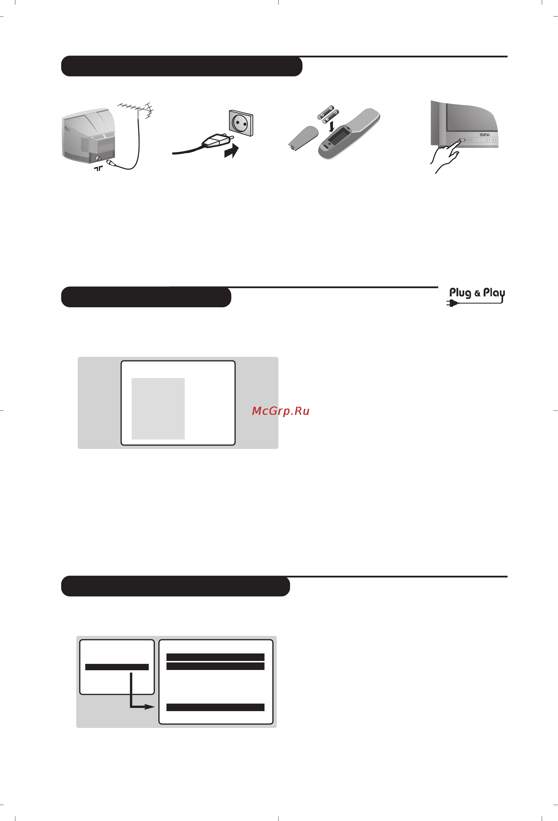 Philips 28PT4458 [28/96] Hurtig installering