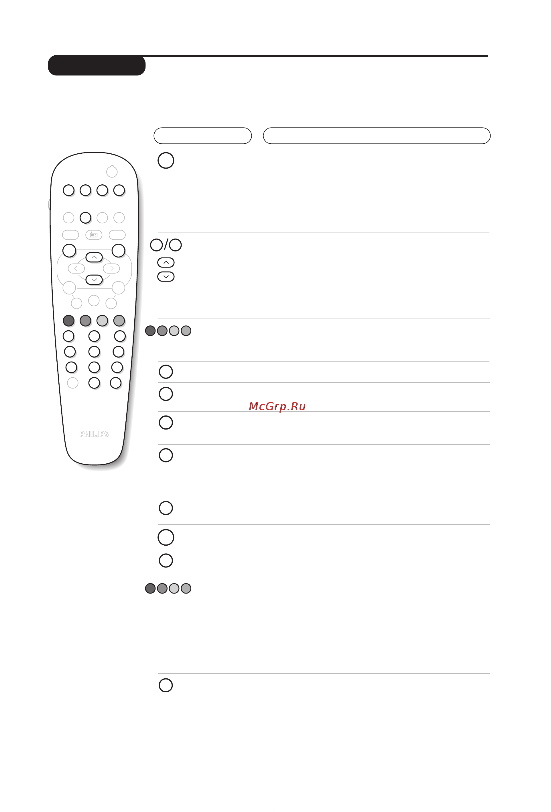 Philips 28PT4458 [61/96] Teletexto