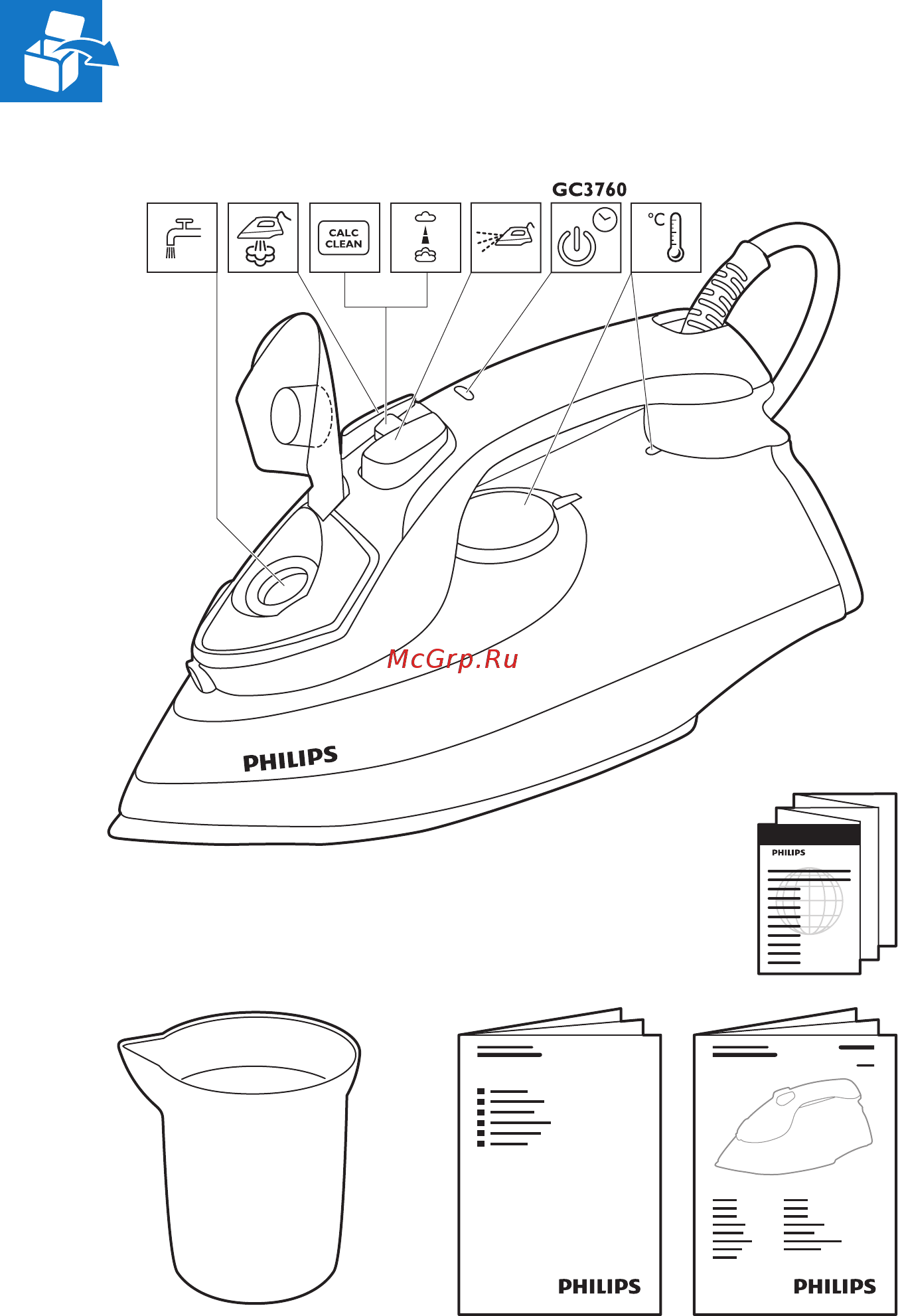 Philips EcoCare GC3760/32 Инструкция по эксплуатации онлайн [3/28] 89372