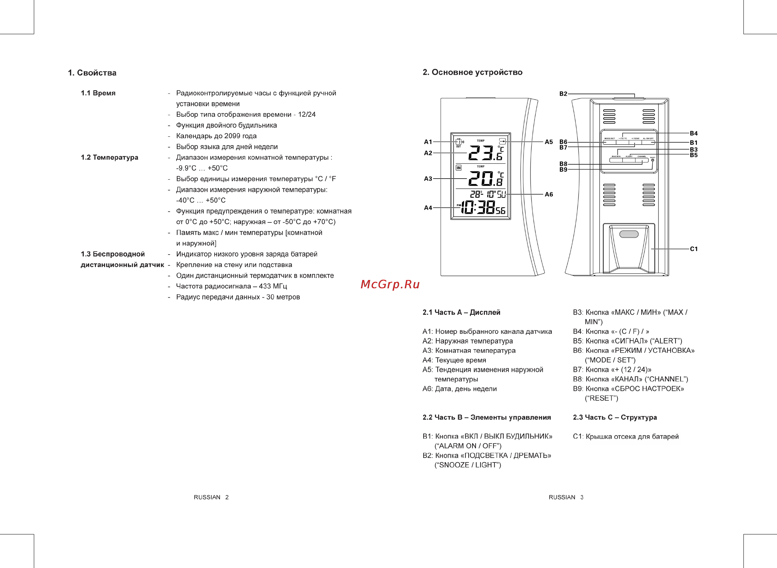 Ea2 ED601 Инструкция по эксплуатации онлайн [3/13] 89378