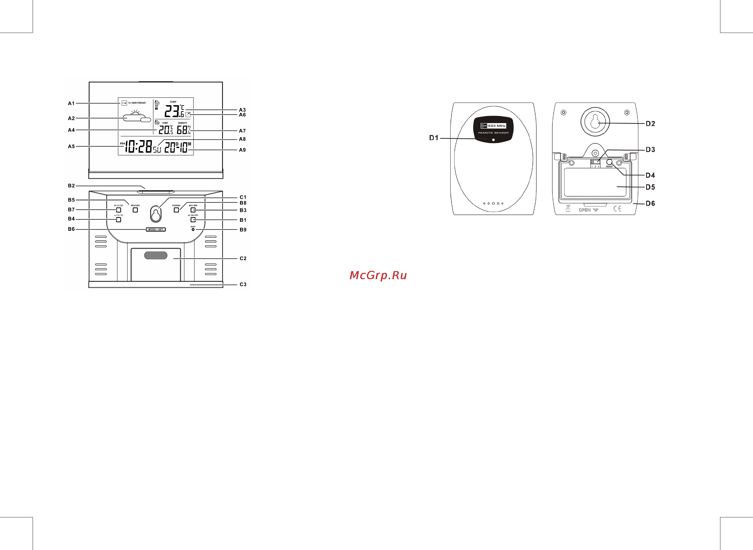 Ea2 EN203 [9/24] Main unit appearance 3 outdoor thermo sensor