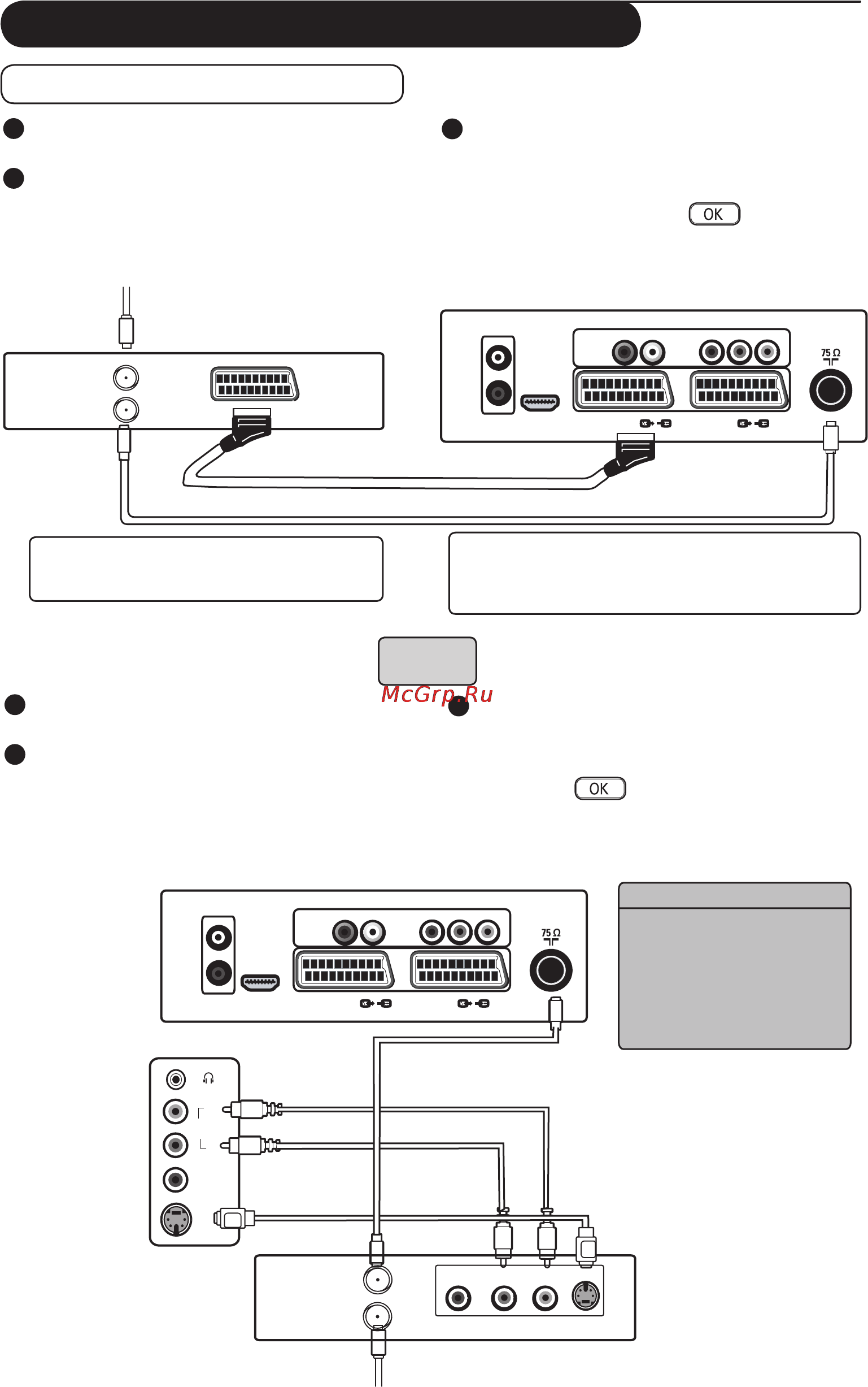 Philips 42PF3331/10 [24/30] Подключение периферийного оборудования