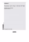 Loewe Rotation Unit Floor I 40-55 MU SP 71782B00 Инструкция по эксплуатации