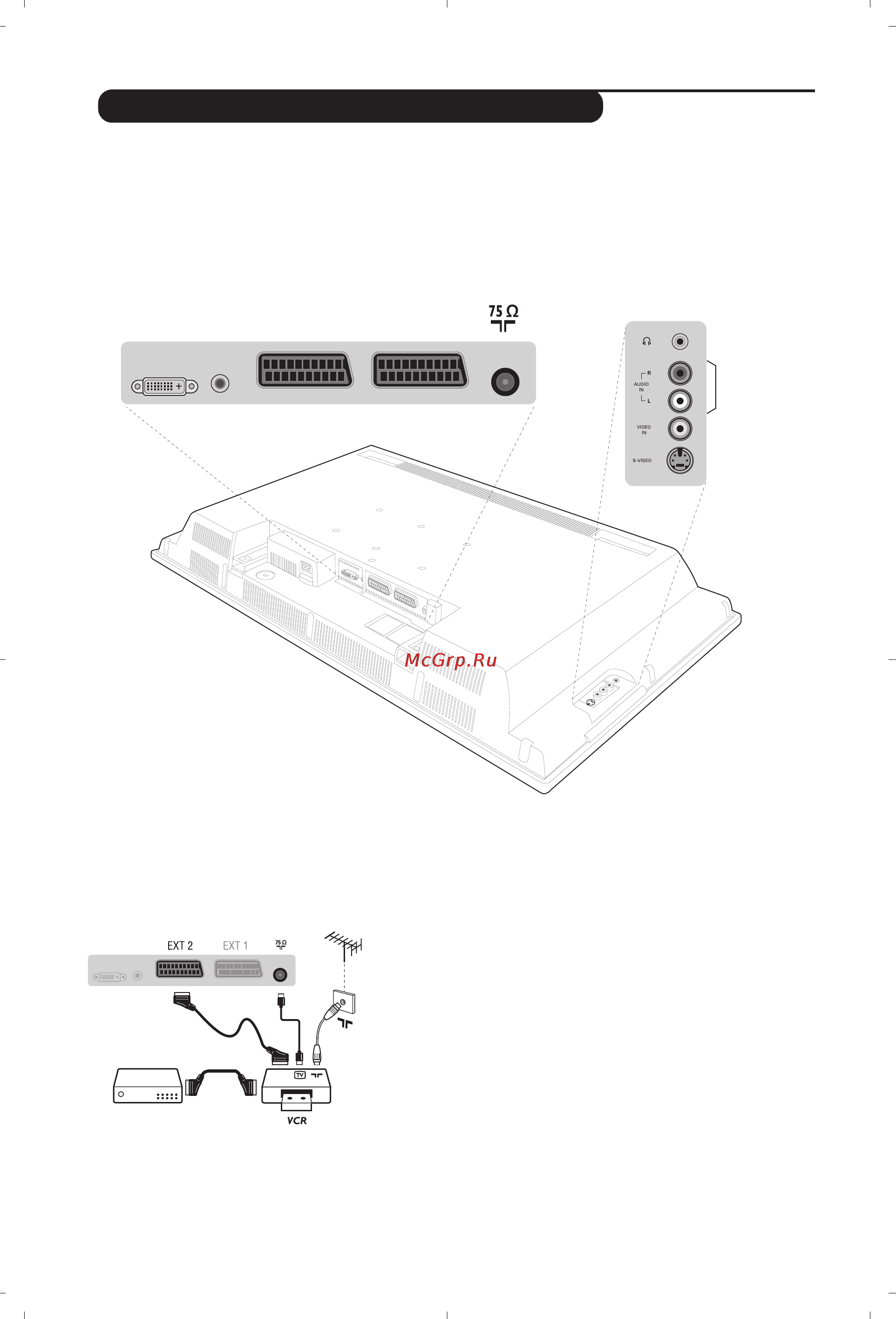 Philips 23PF5320 [16/36] Podt czanie urz dzen peryferyjnych