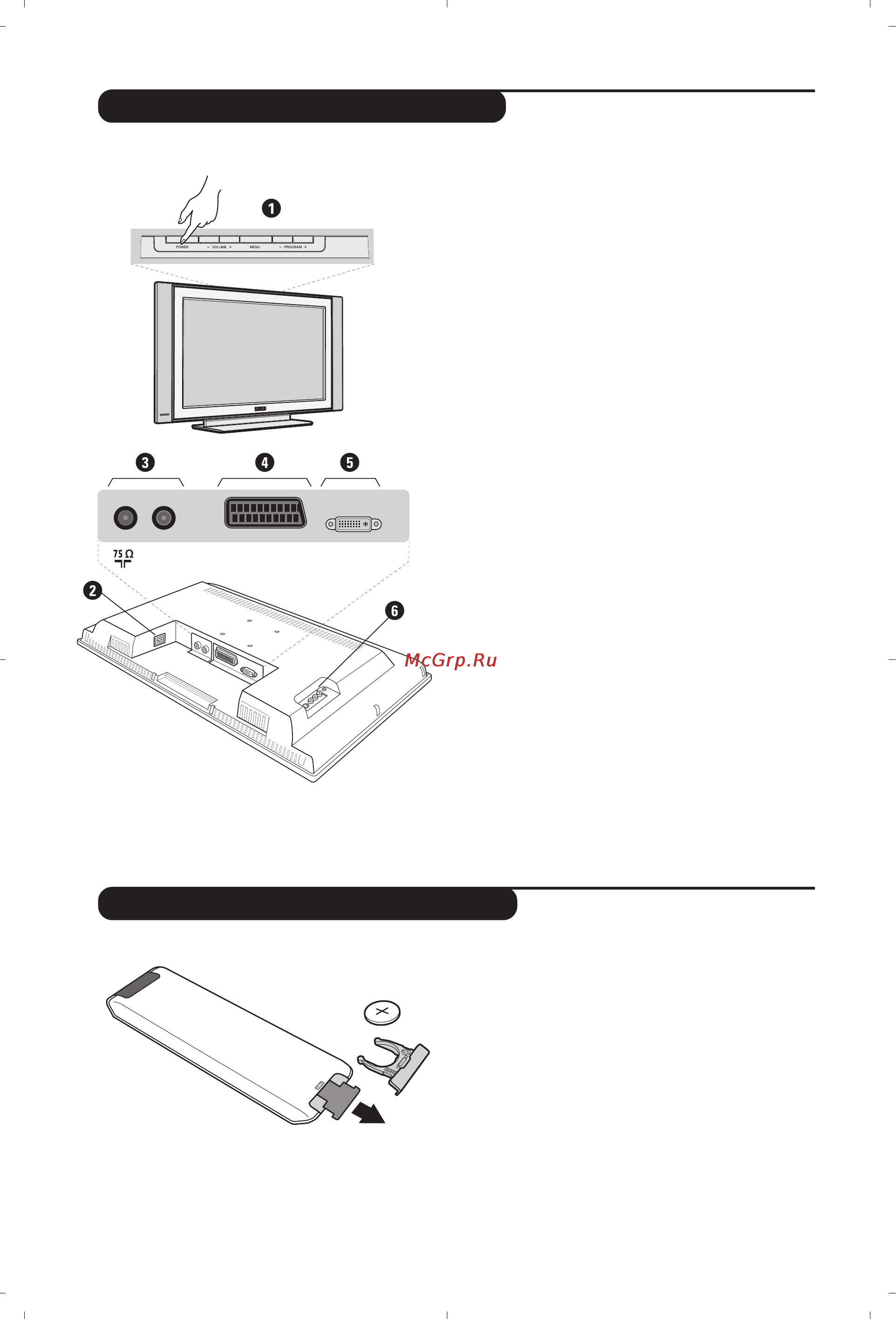 Philips 20PF5320/58 [6/20] Пульт дистанционного управления