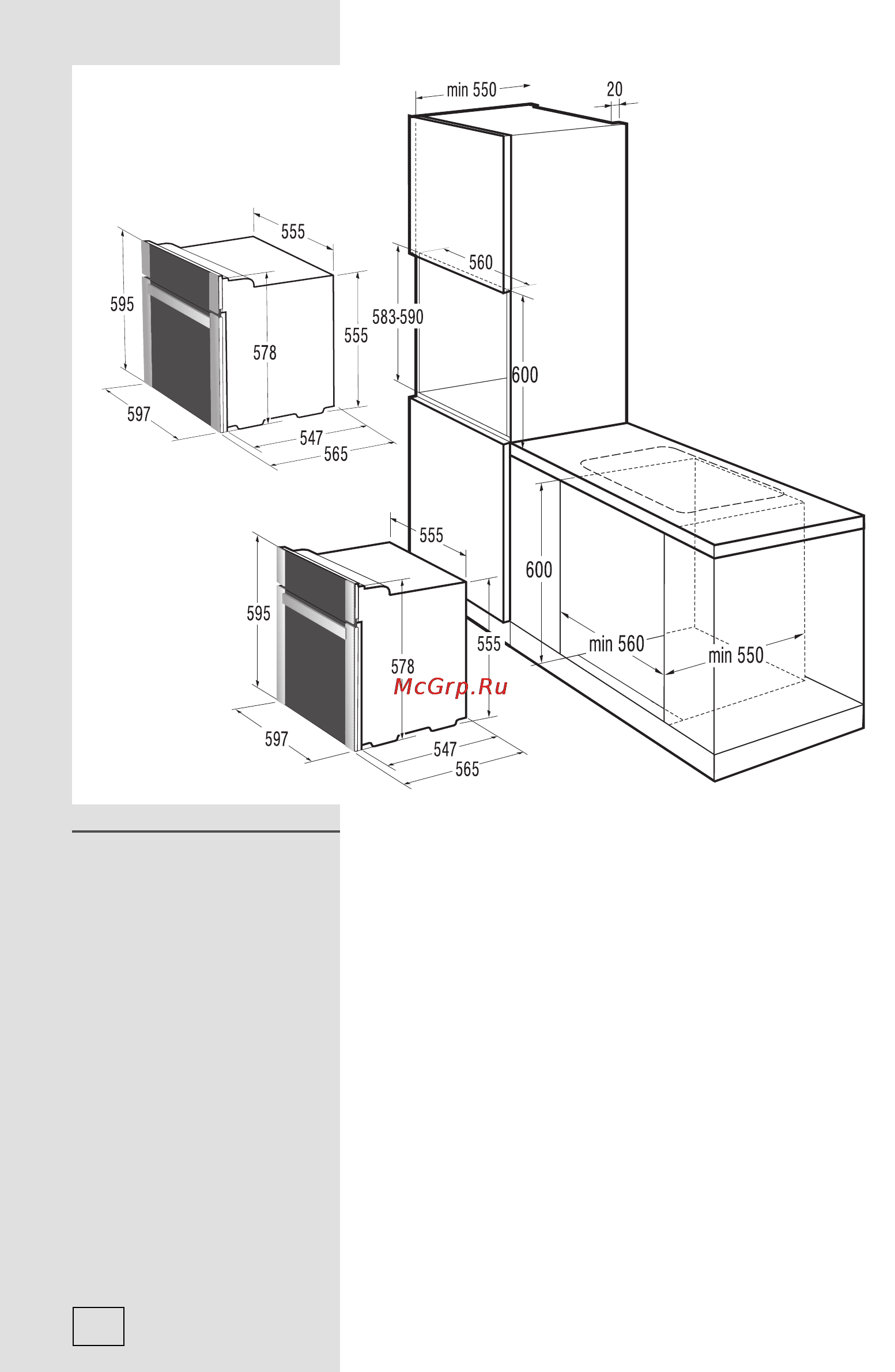 Gorenje Classico BO731CLB [40/44] Подключение к электросети