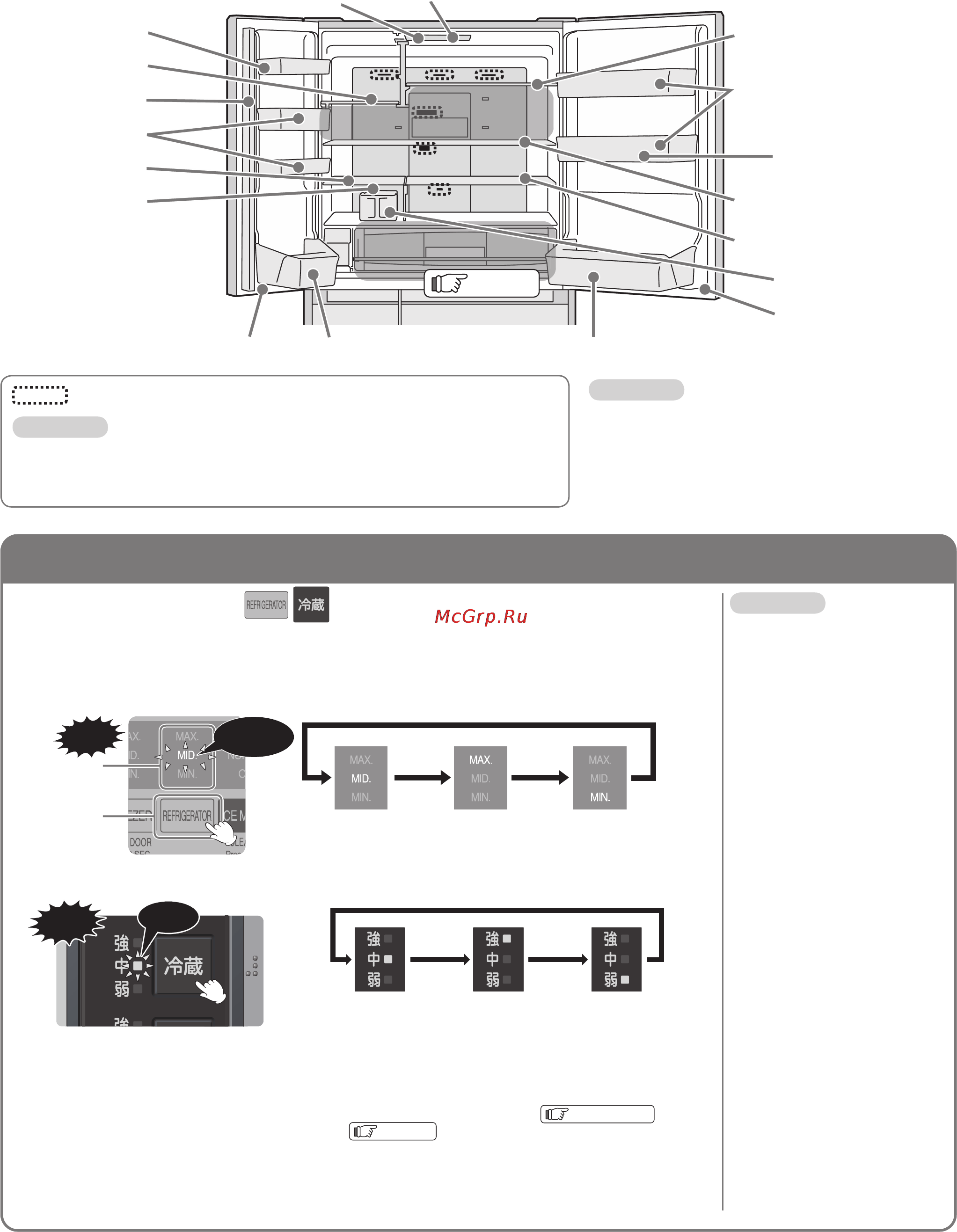 Hitachi R-SF48CMU SH [16/40] Примечание