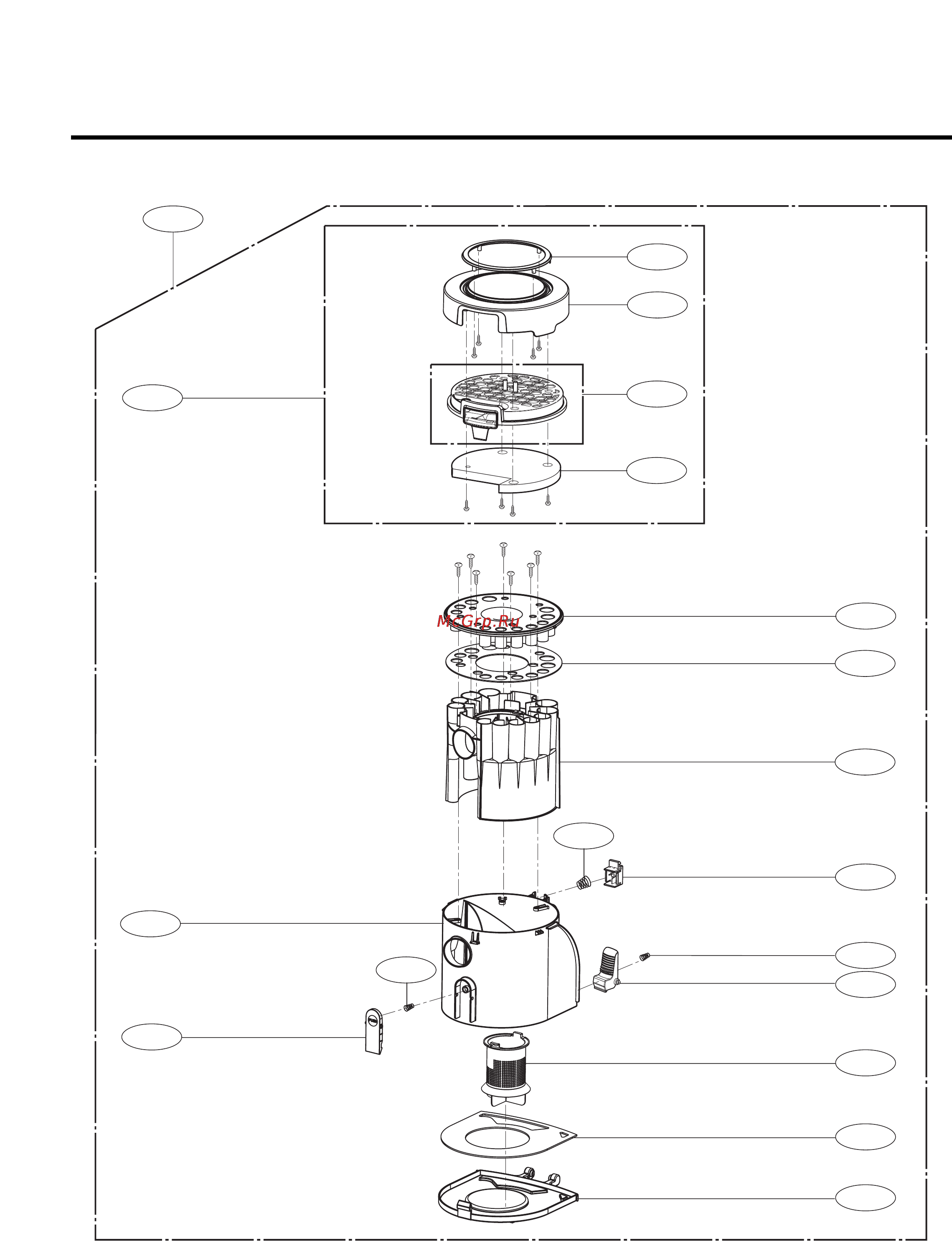 LG V-K8701HTU [14/18] Tank assembly dust