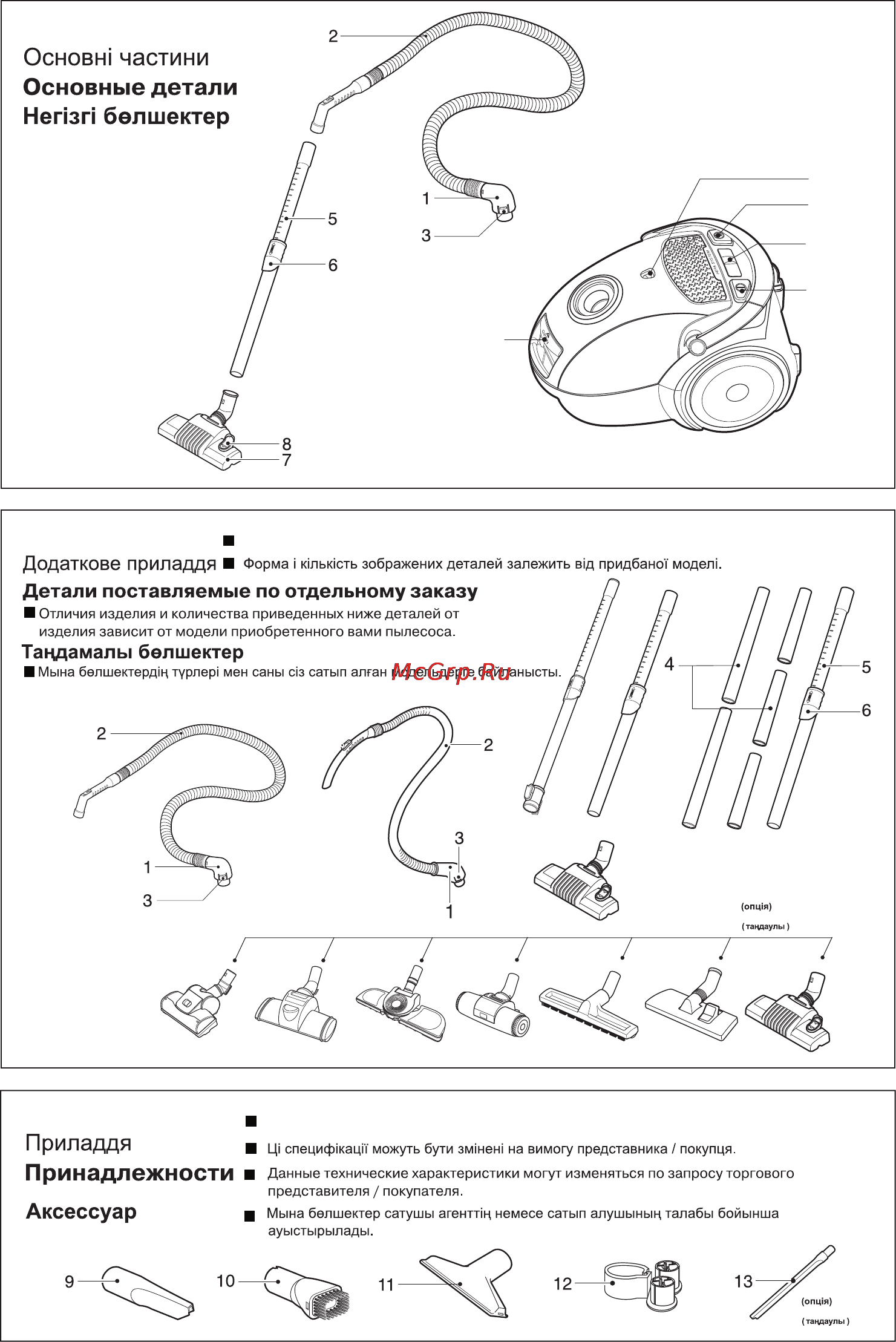 LG VC37202SU [3/30] Accessory