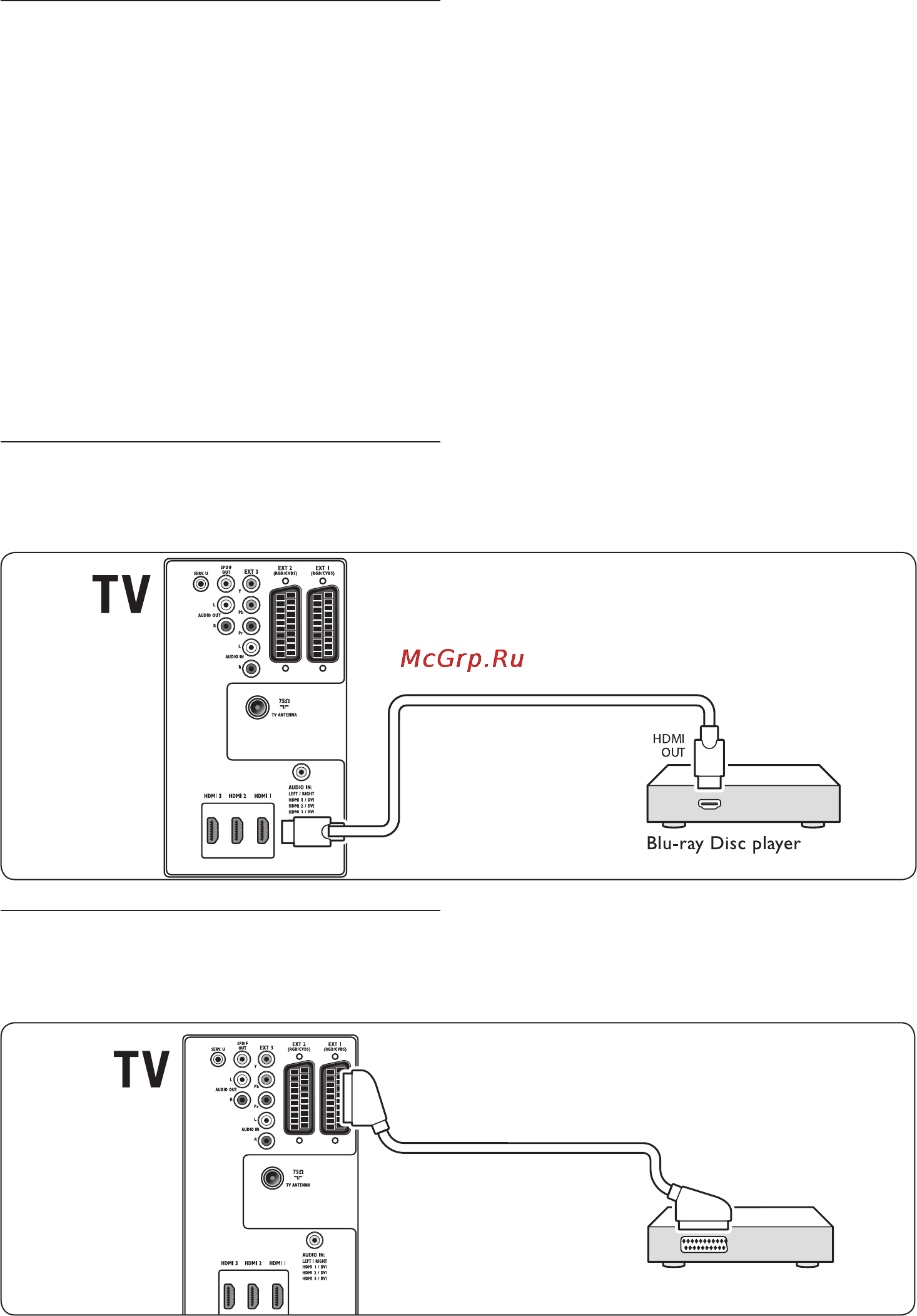 Philips 32PFL7403D [40/56] Подключение устройств