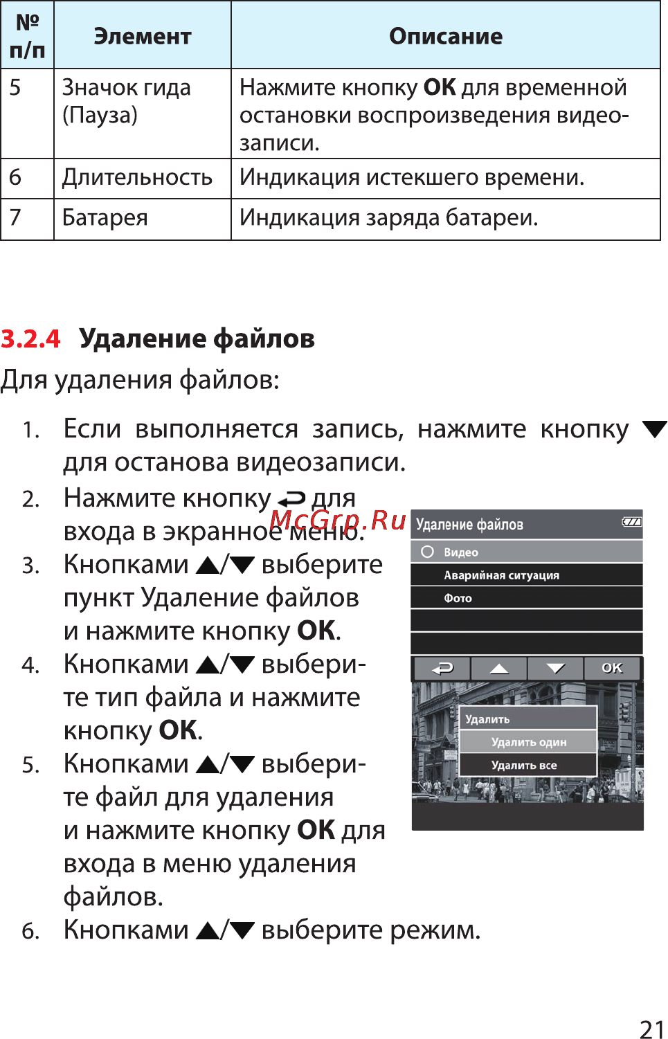 HP f210 Black [21/33] Удаление файлов
