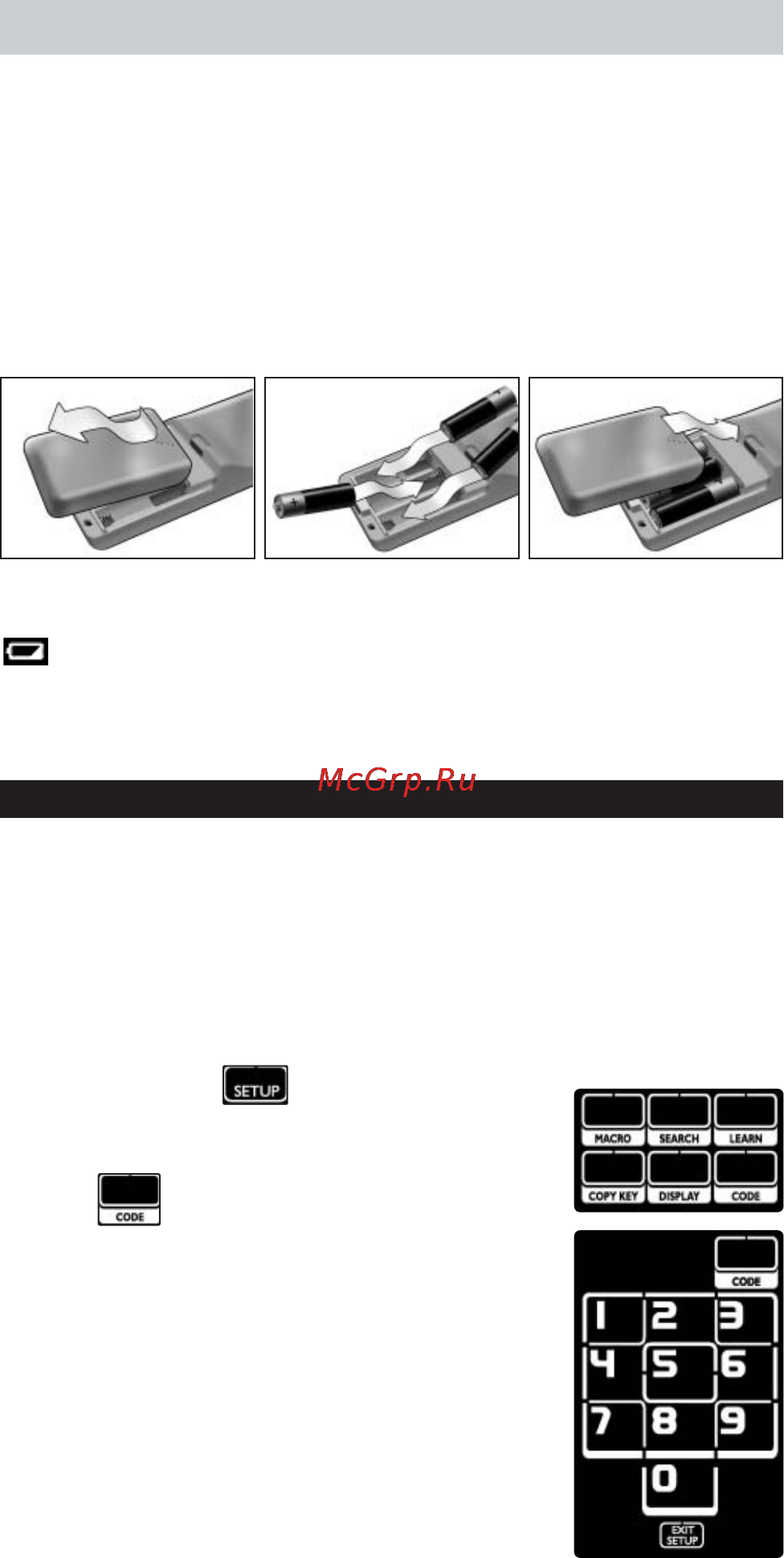 Philips SRU9400 [28/96] Configuración del mando a distancia