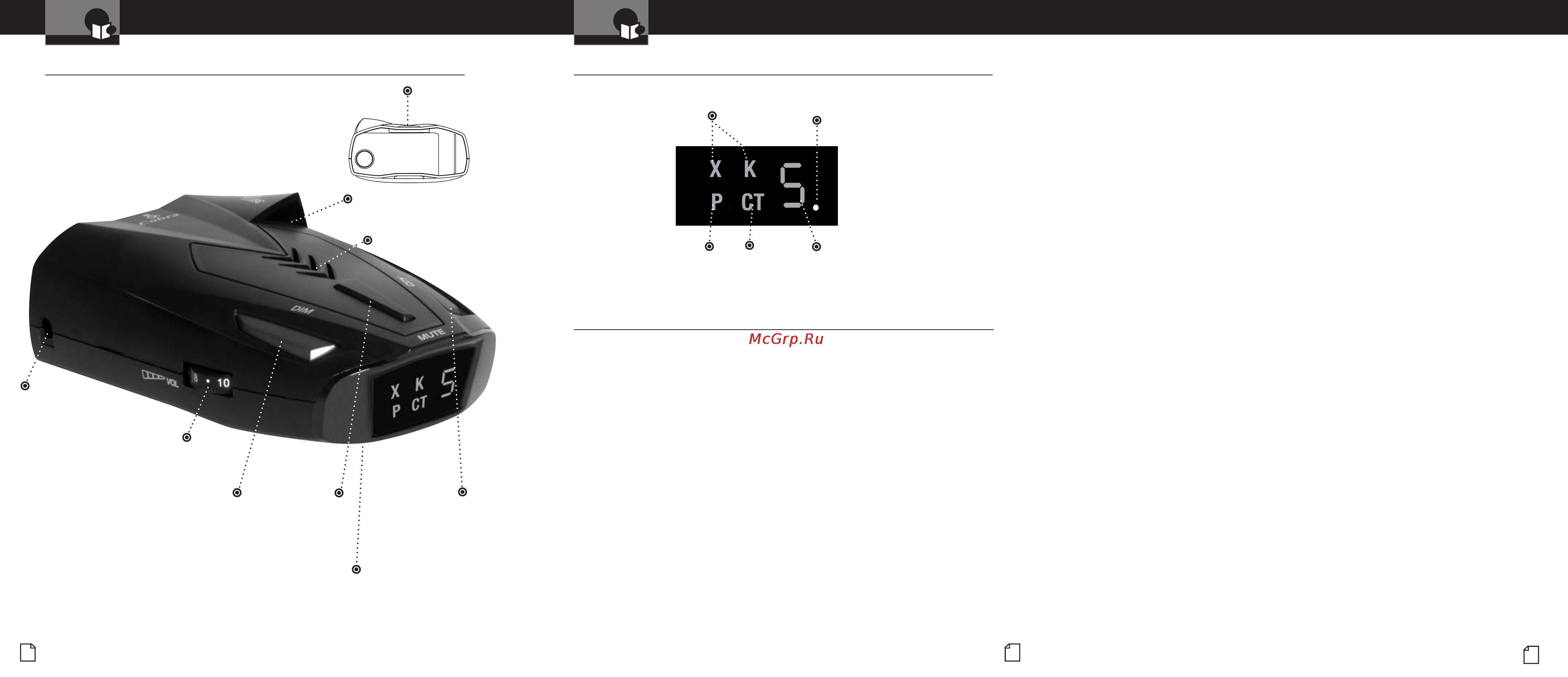 Cobra RU 755CT [2/11] Голосовые предупреждения только для ru 755ct тональные сигналы оповещения для ru 755ct и 775ct с регулировкой громкости