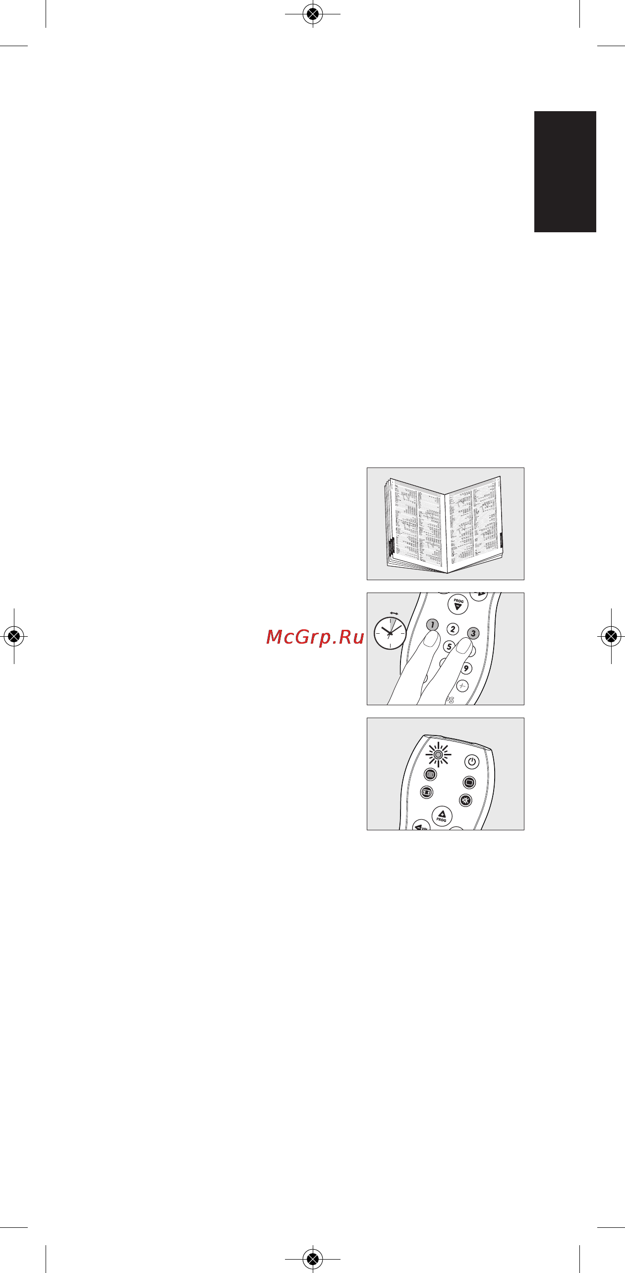 Philips SRP1001 [19/96] Impostazione del telecomando