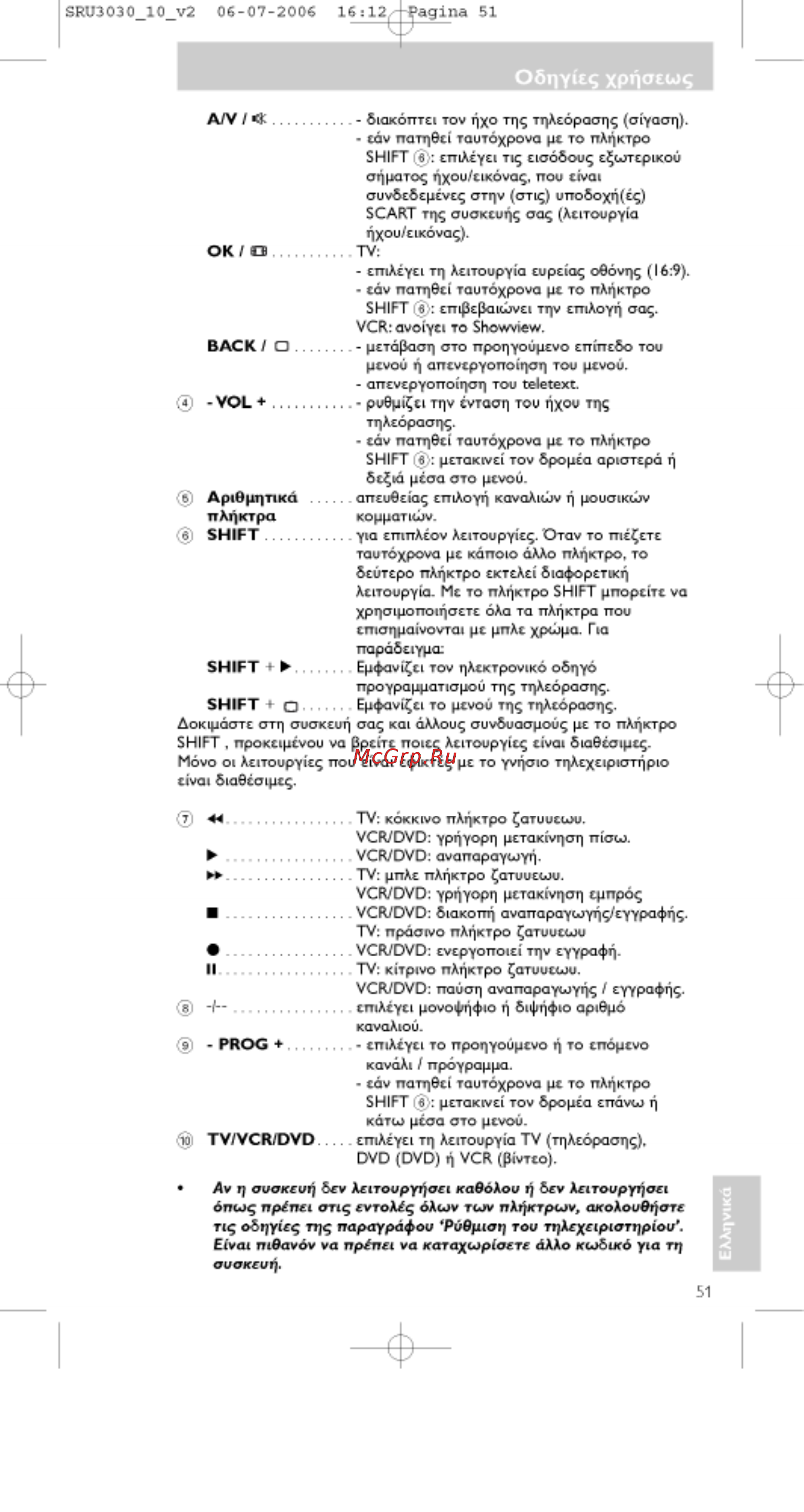 Philips PERFECT  SRU3030 Инструкция по эксплуатации онлайн [51/74] 90213