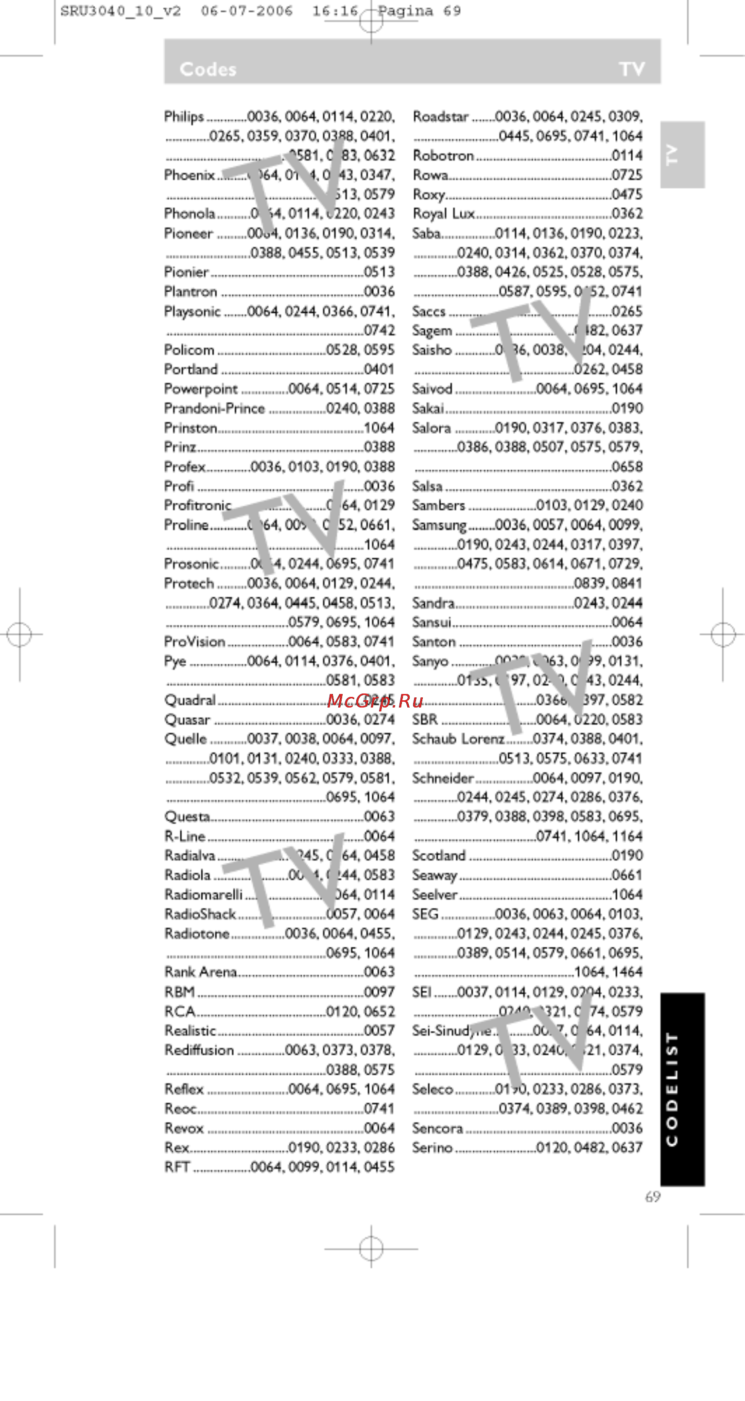Philips PERFECT  SRU3040 [69/92] Sru3040_10_v2 06 07 20os 16 16 pagina 69