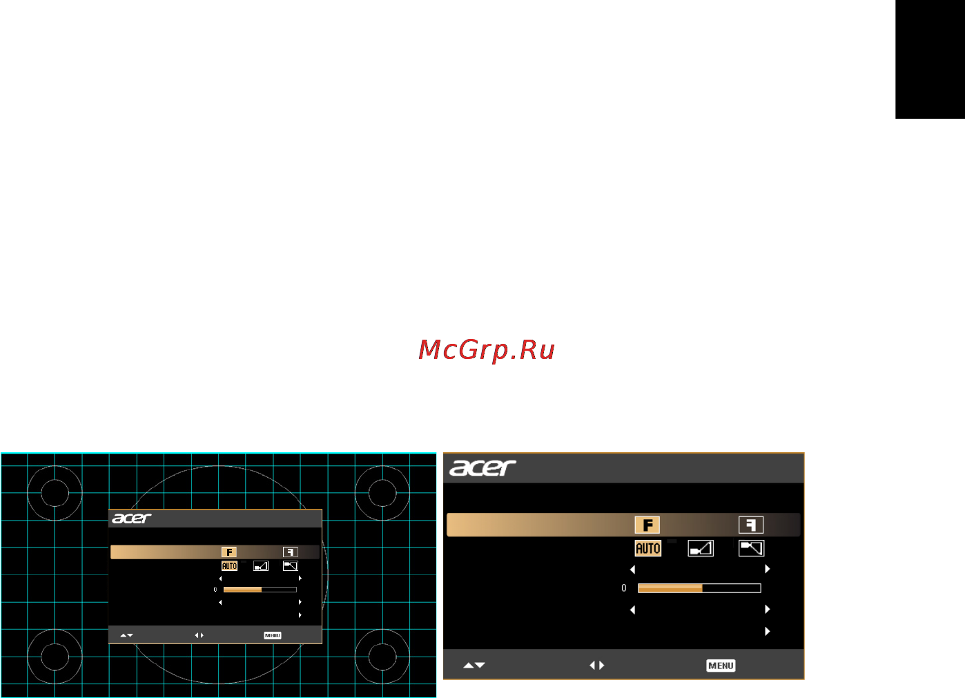 Acer H5370BD [27/63] Органы управления