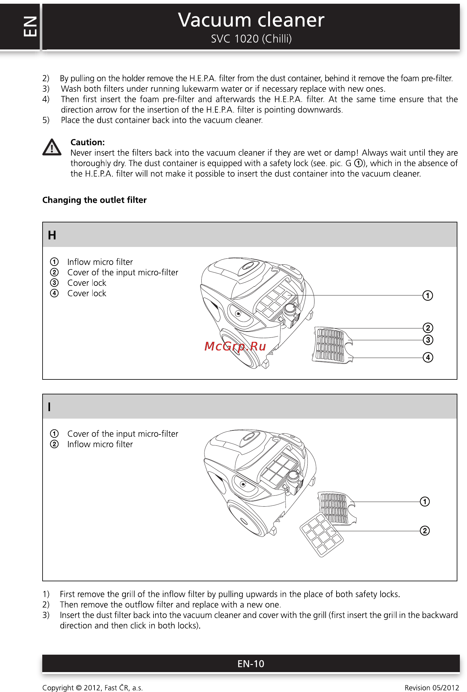 Sencor SVC 1020 CHILLI [10/12] Z vacuum cleaner