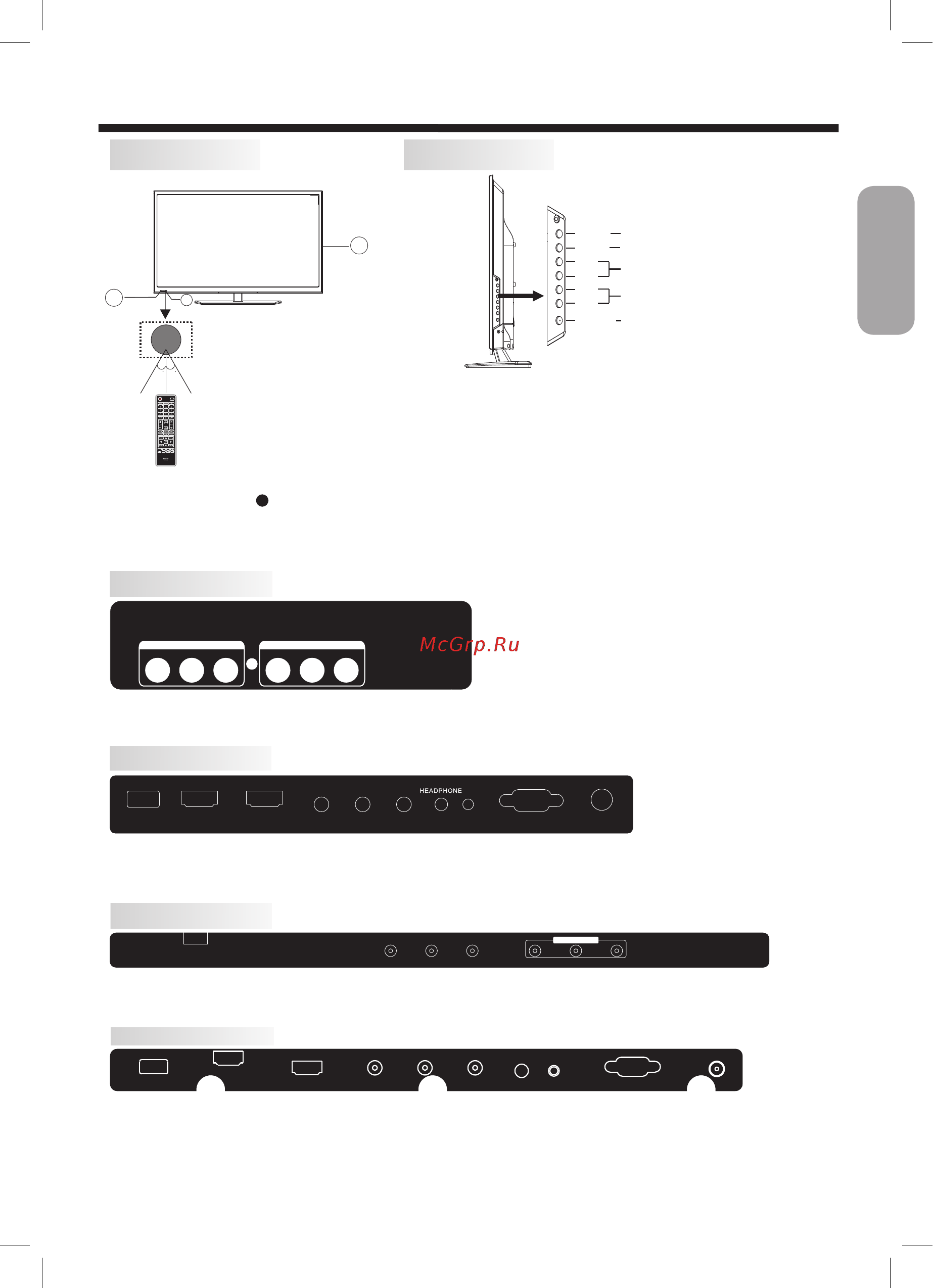 Haier LE22M600F [8/41] Установка