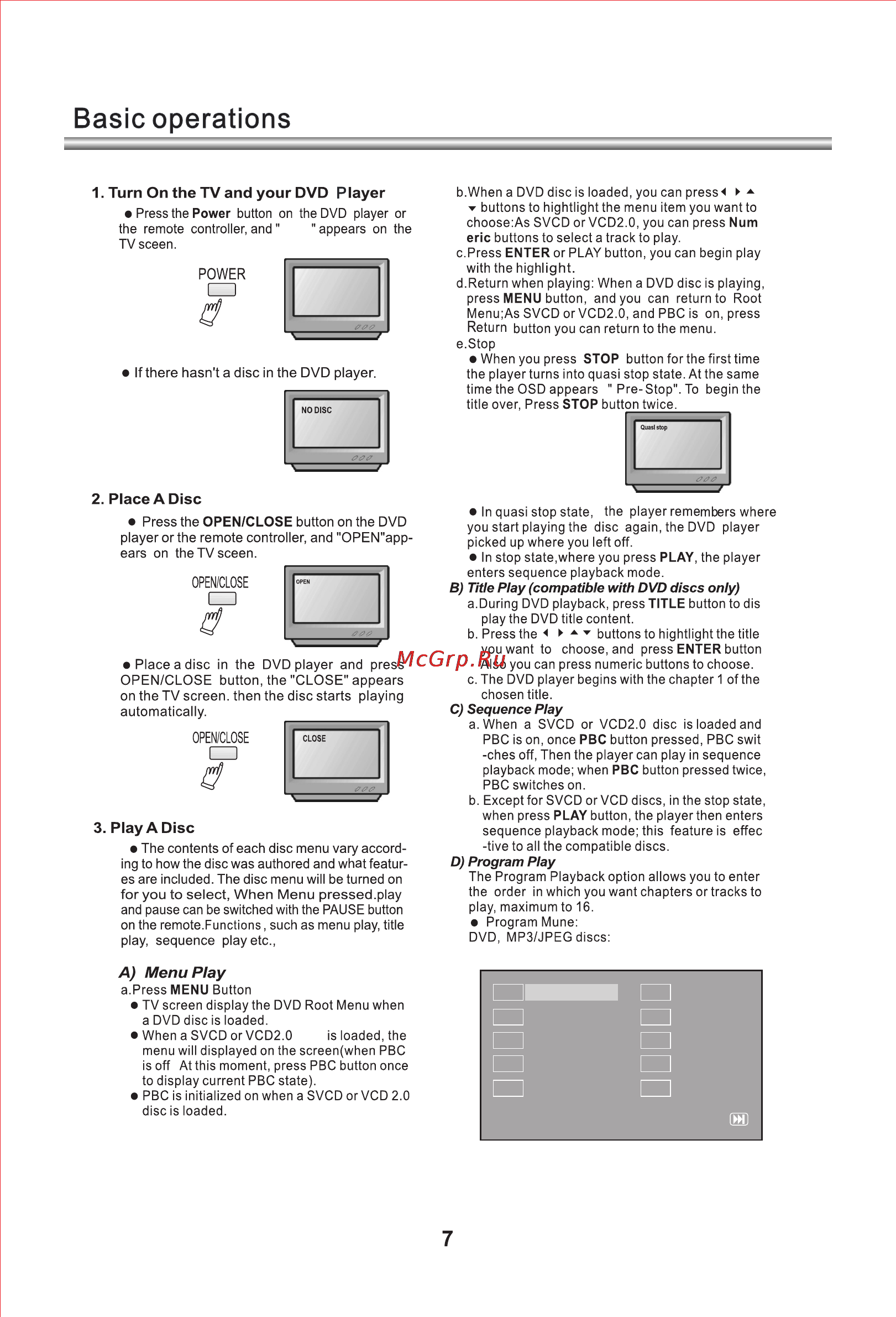 Erisson DVD-1240 Инструкция по эксплуатации онлайн [9/44] 90294