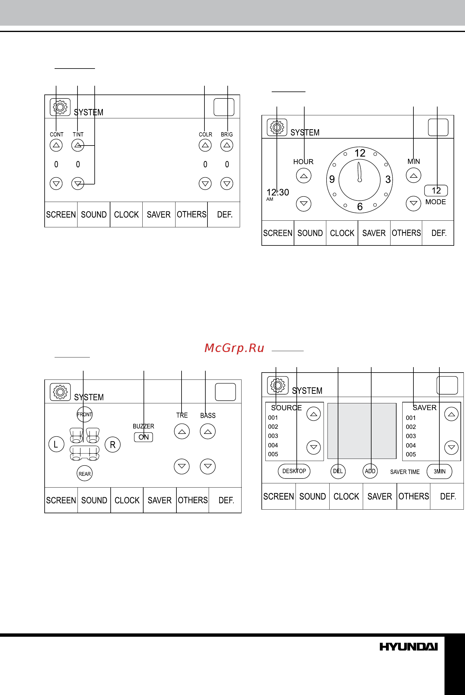 Hyundai H-CMD4021 [13/49] Operation operation