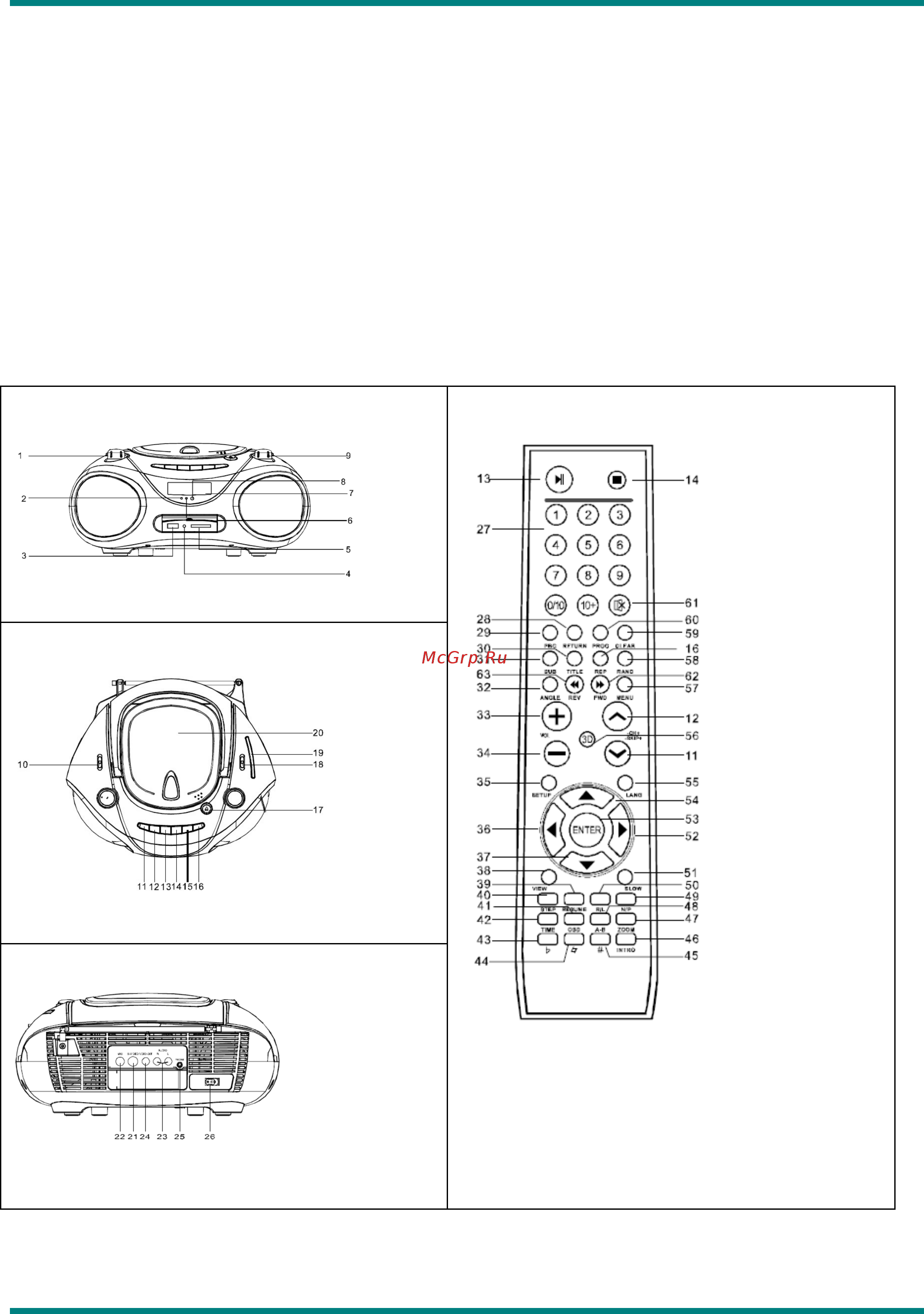 Erisson MW-6126UD Инструкция по эксплуатации онлайн [6/18] 90334