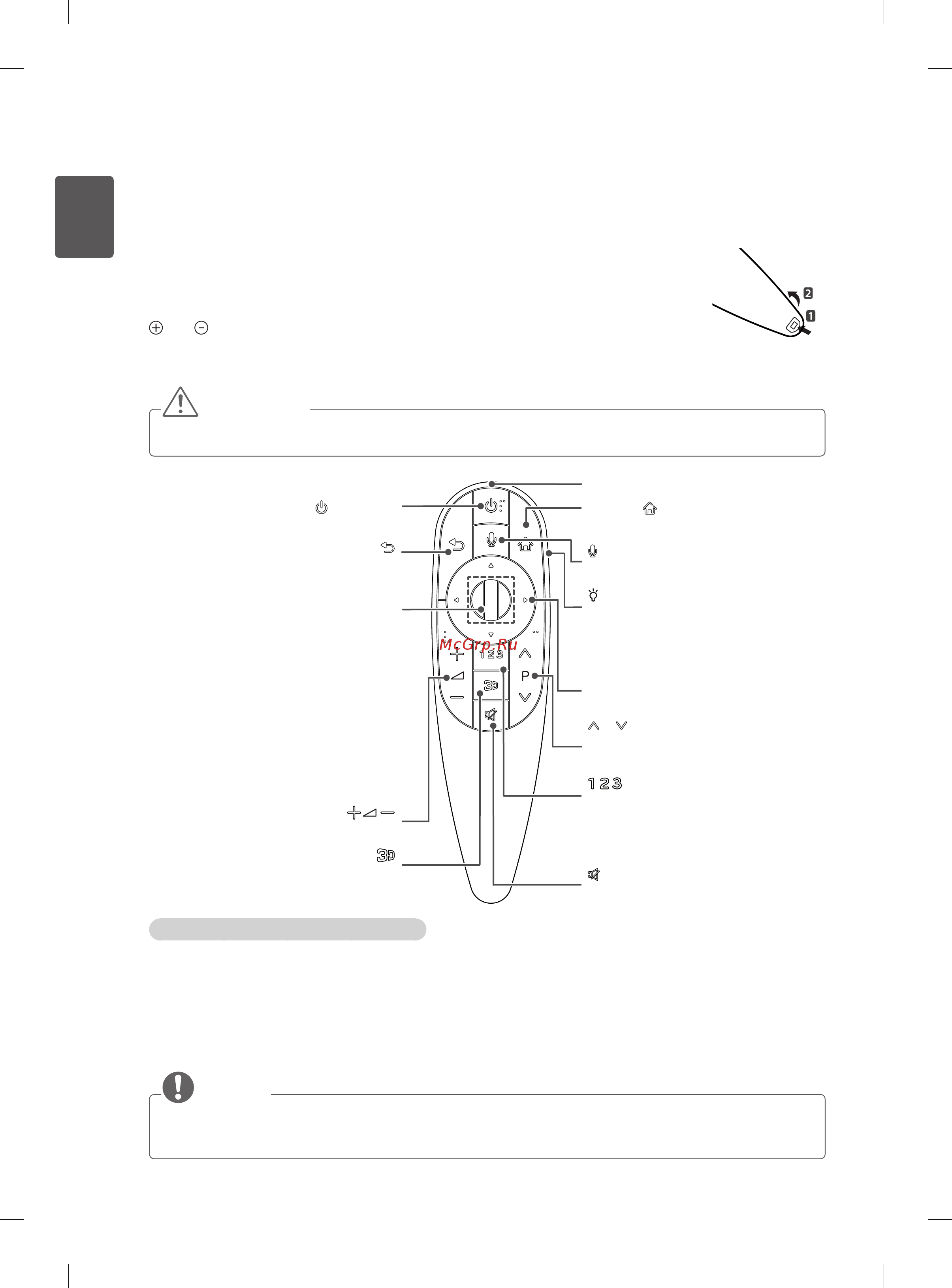 LG 55EA880V [52/162] Magic remote control functions