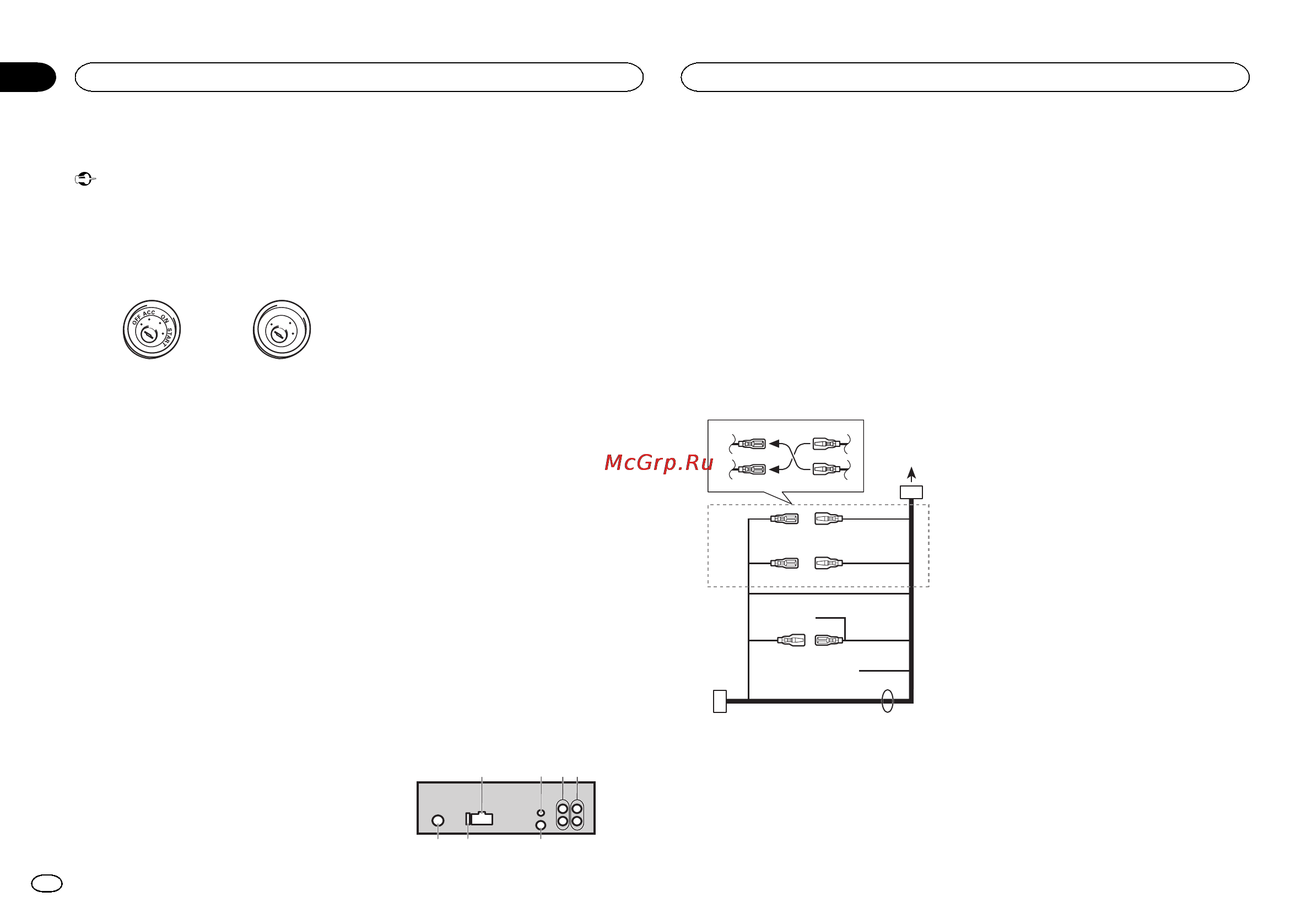 Pioneer DEH-2600UI [32/148] Connexions