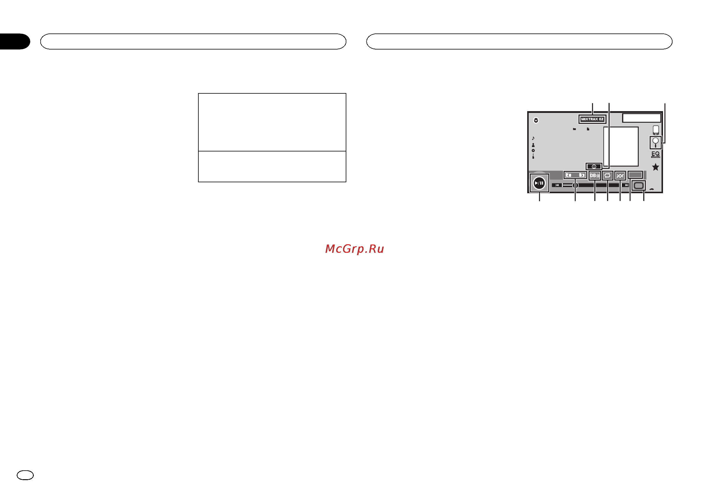 Pioneer AVH-X4600DVD [24/72] Функции воспроизведения аудио